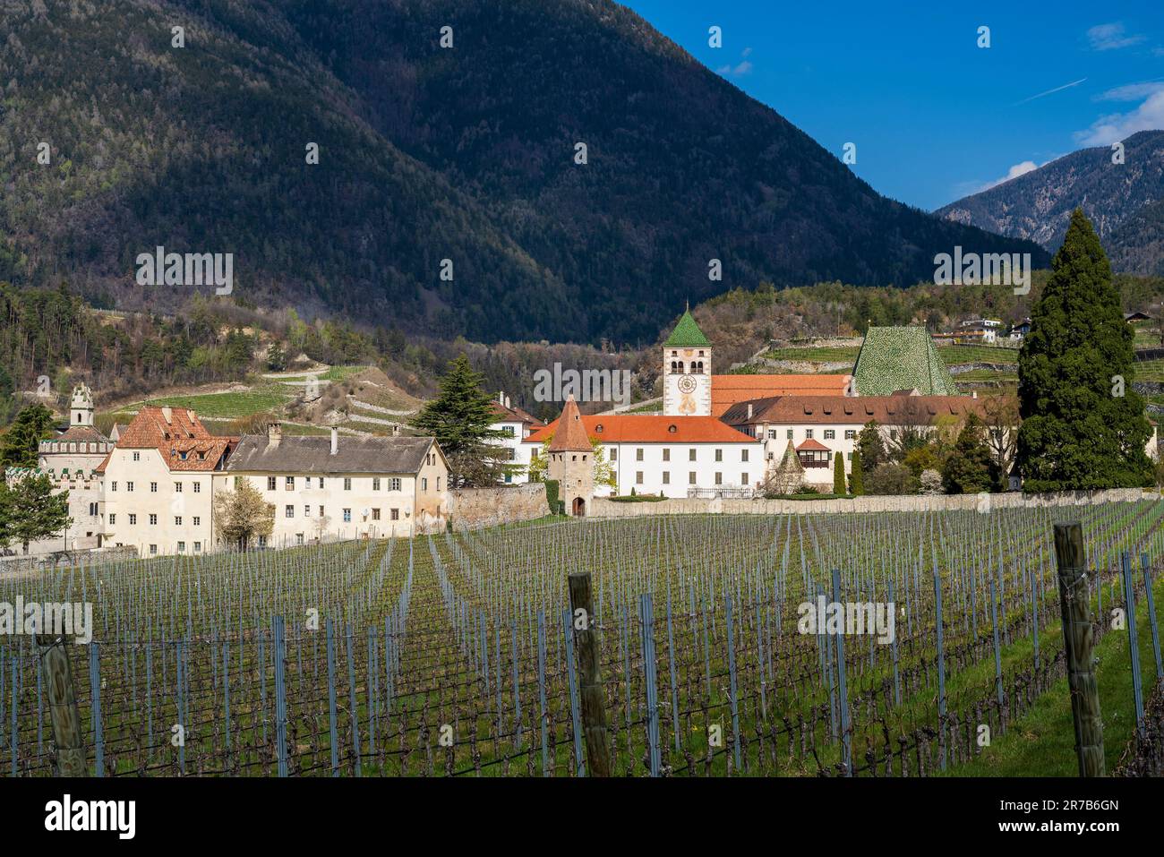 Neustift Abbey (Abbazia di Novacella), Neustift-Novacella, Trentino-Alto Adige/Sudtirol, Italy Stock Photo