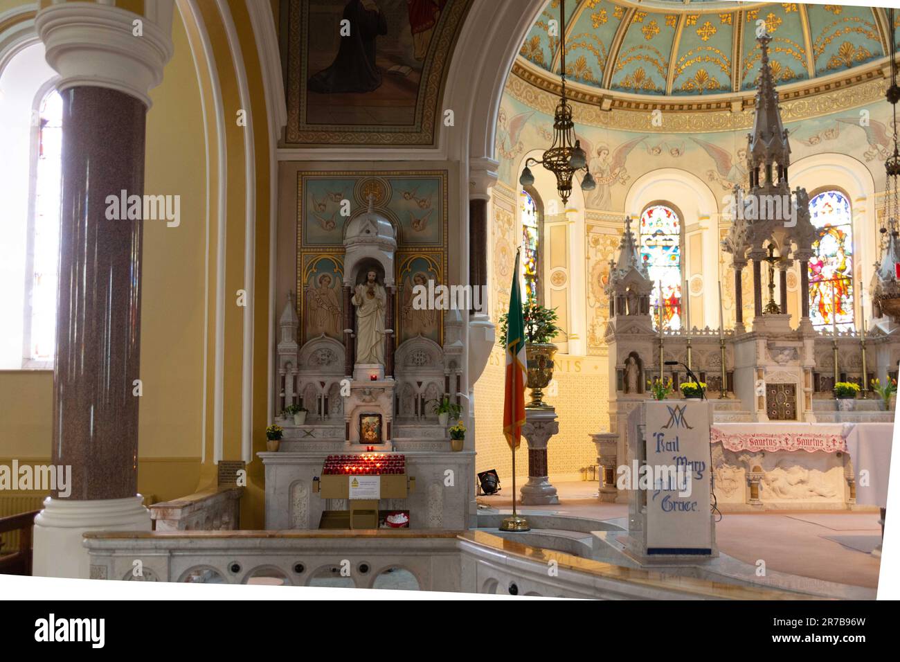 Church of the most holy rosary Abbeyleix Stock Photo Alamy