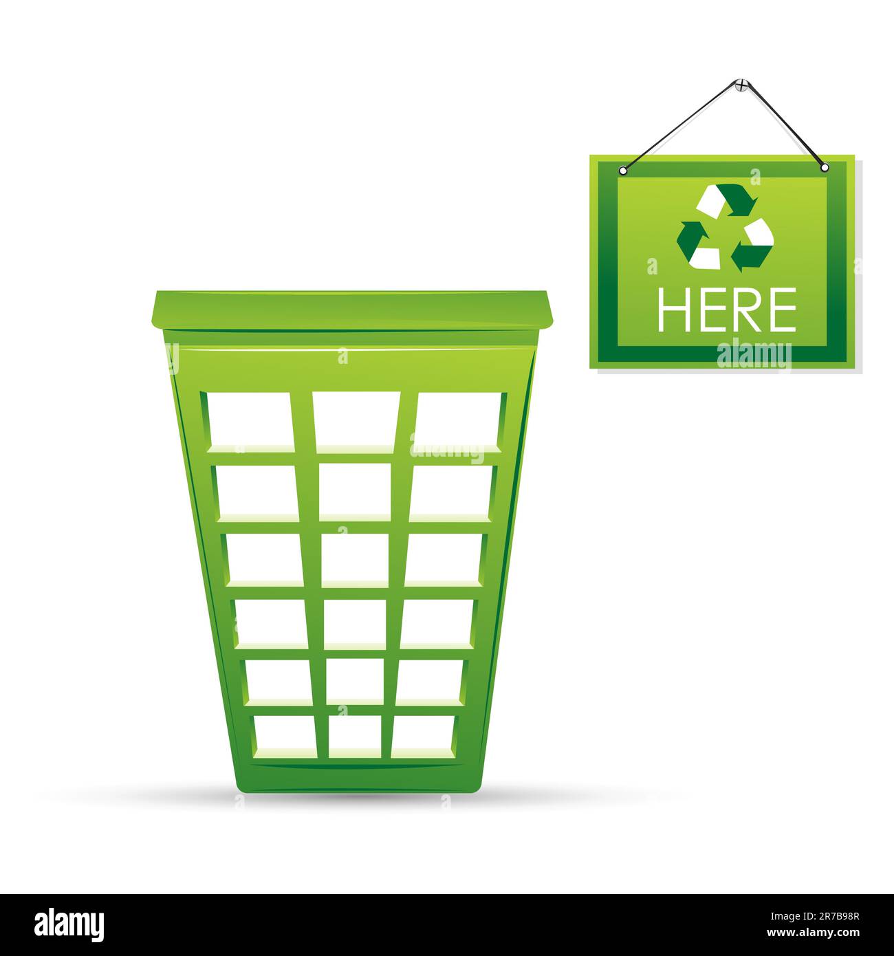 Recycle bin computer Cut Out Stock Images & Pictures Alamy
