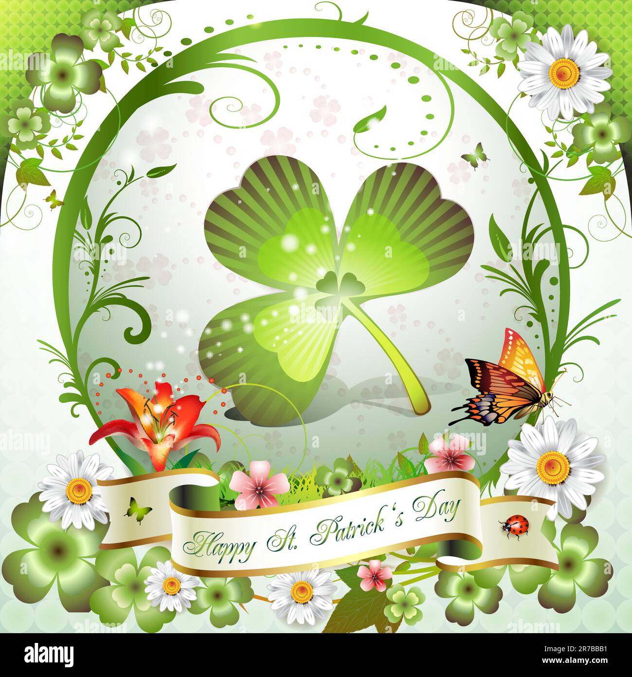 st patricks day butterfly
