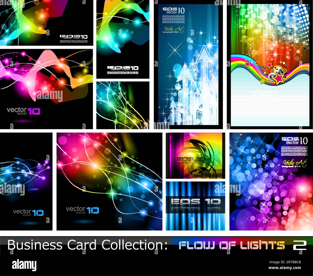 Yellow abstract business card Stock Vector Images - Alamy