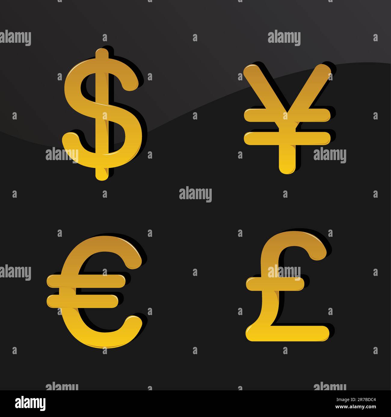 vector set of currency signs Stock Vector Image & Art Alamy