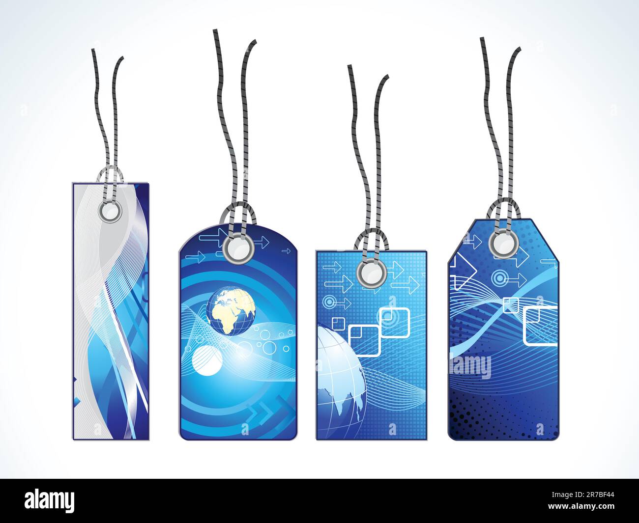 abstract digital tags vector illustration Stock Vector Image & Art - Alamy