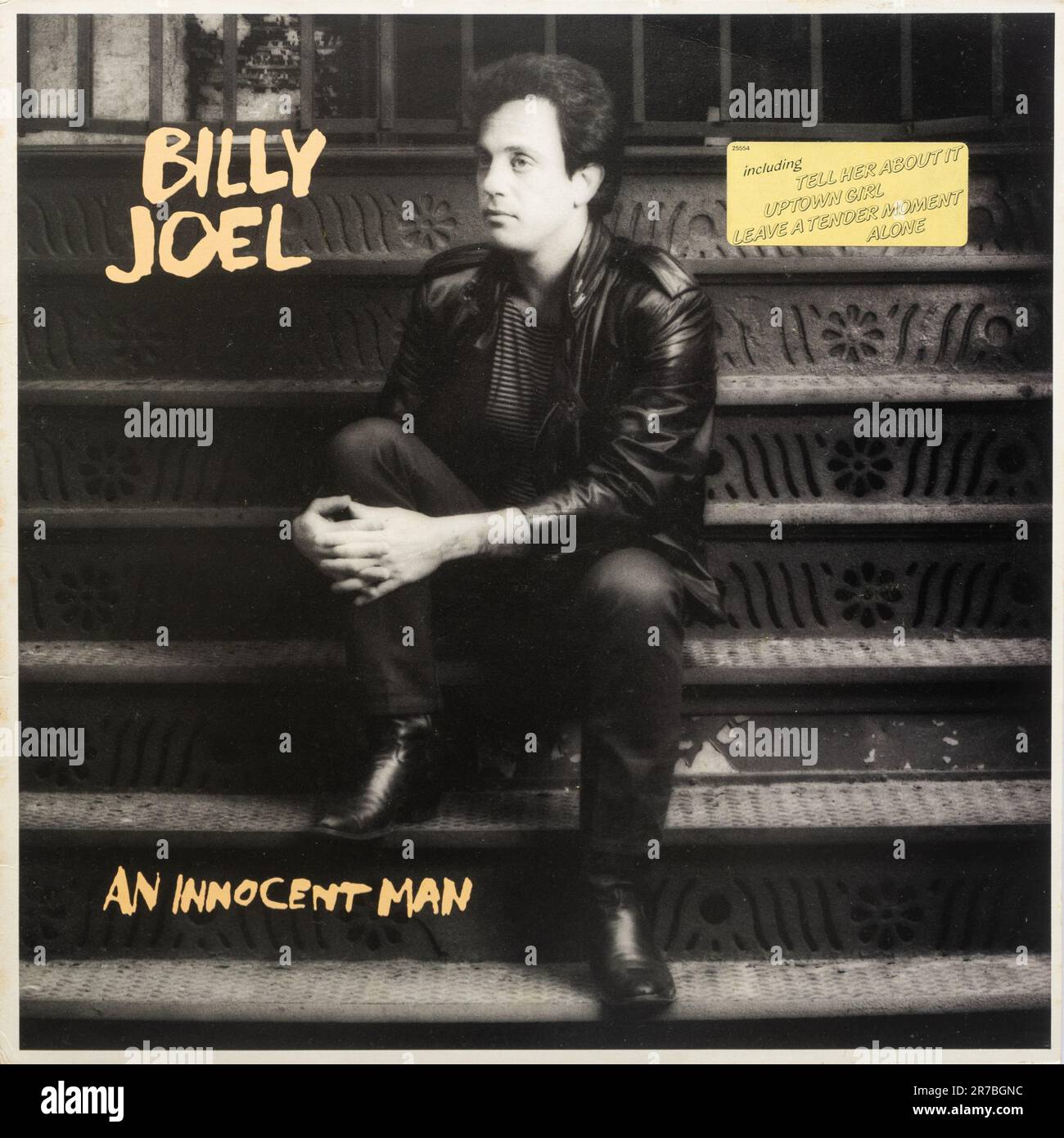 An Innocent Man album by Billy Joel, vinyl record cover Stock Photo