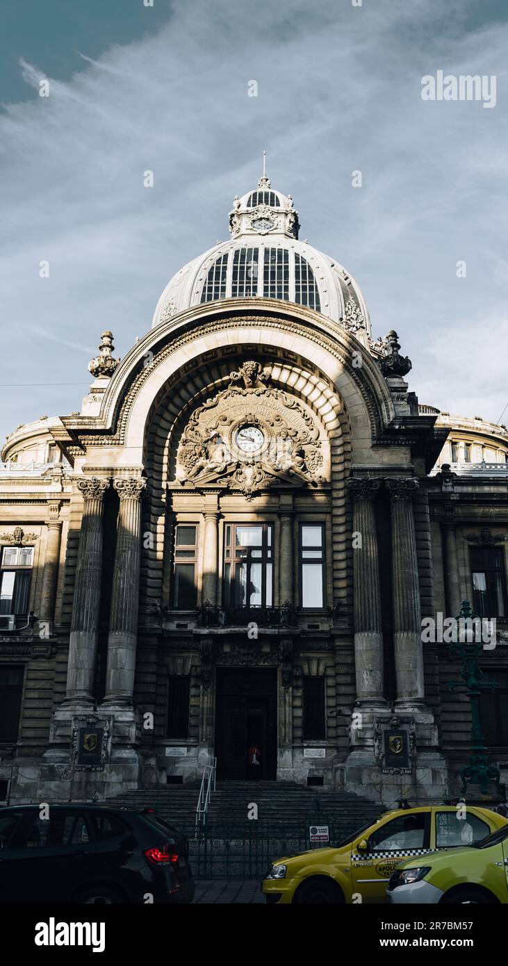 Bumper to Bumper Urban traffic congestion during peak hour in