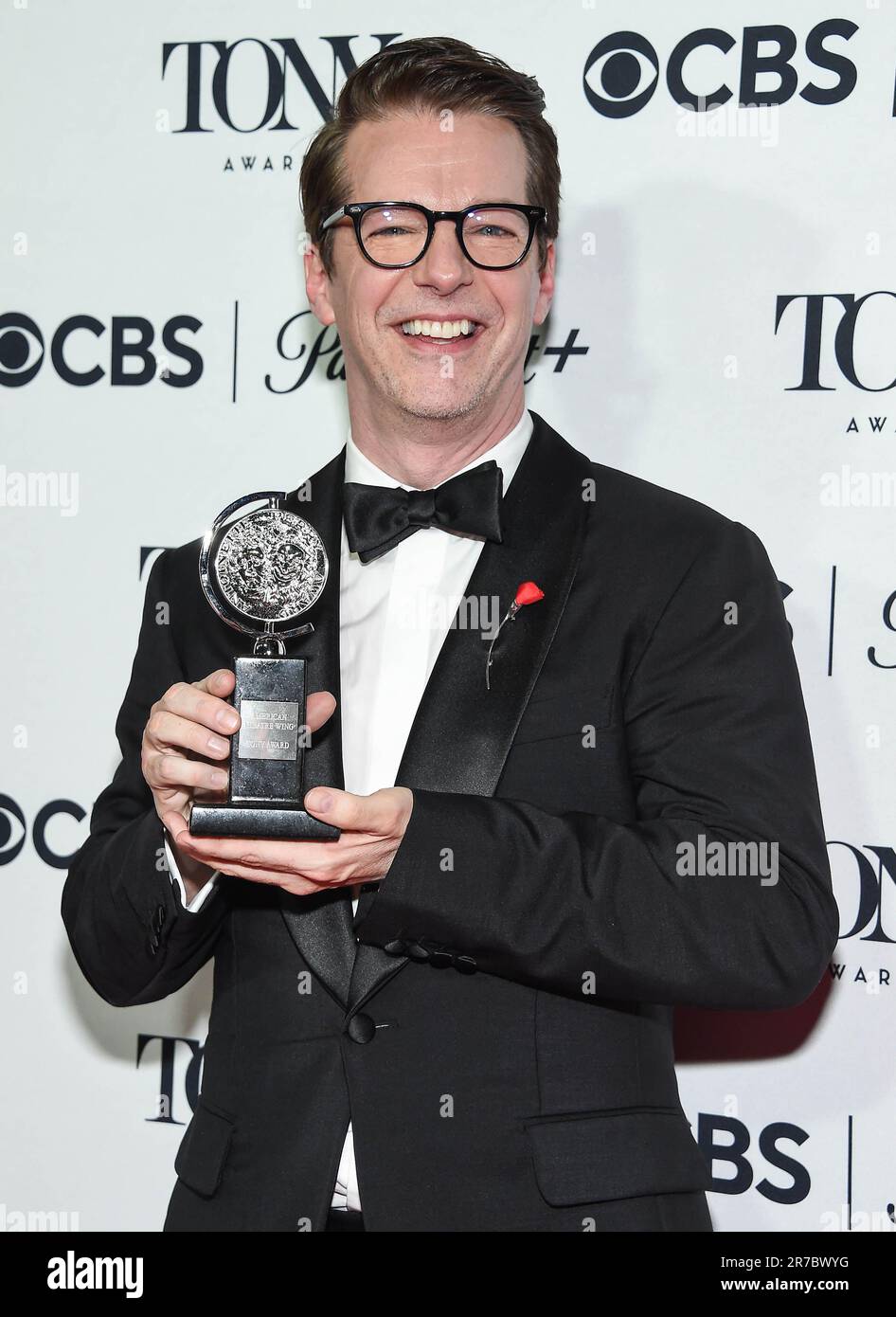 June 14, 2023, New York, New York, USA: Sean Hayes in the press room at the 2023 Tony Awards in New York. (Credit Image: © Lisa O'Connor/ZUMA Press Wire) EDITORIAL USAGE ONLY! Not for Commercial USAGE! Stock Photo