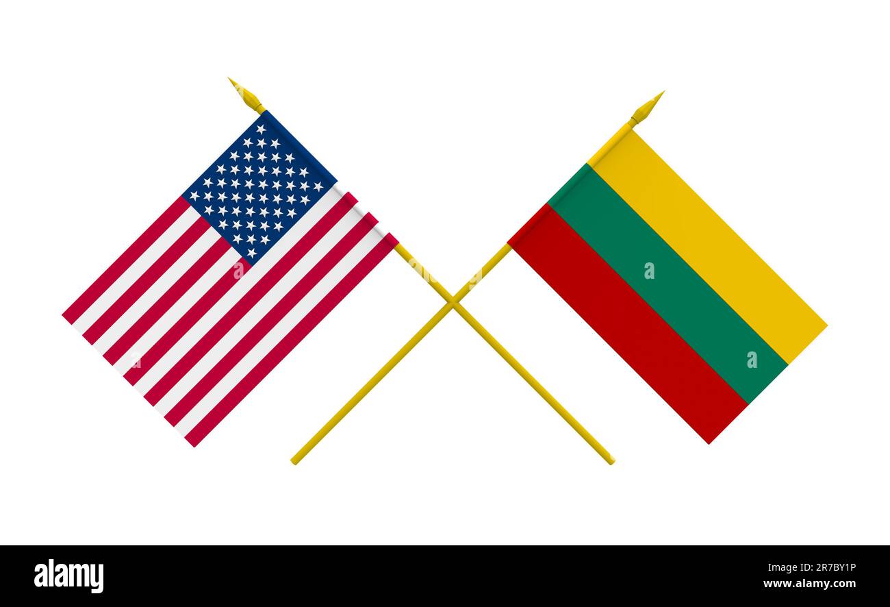 Flags Of Lithuania And USA 3d Render Isolated Stock Photo Alamy flags-of-lithuania-and-usa-3d-render-isolated-stock-photo-alamy