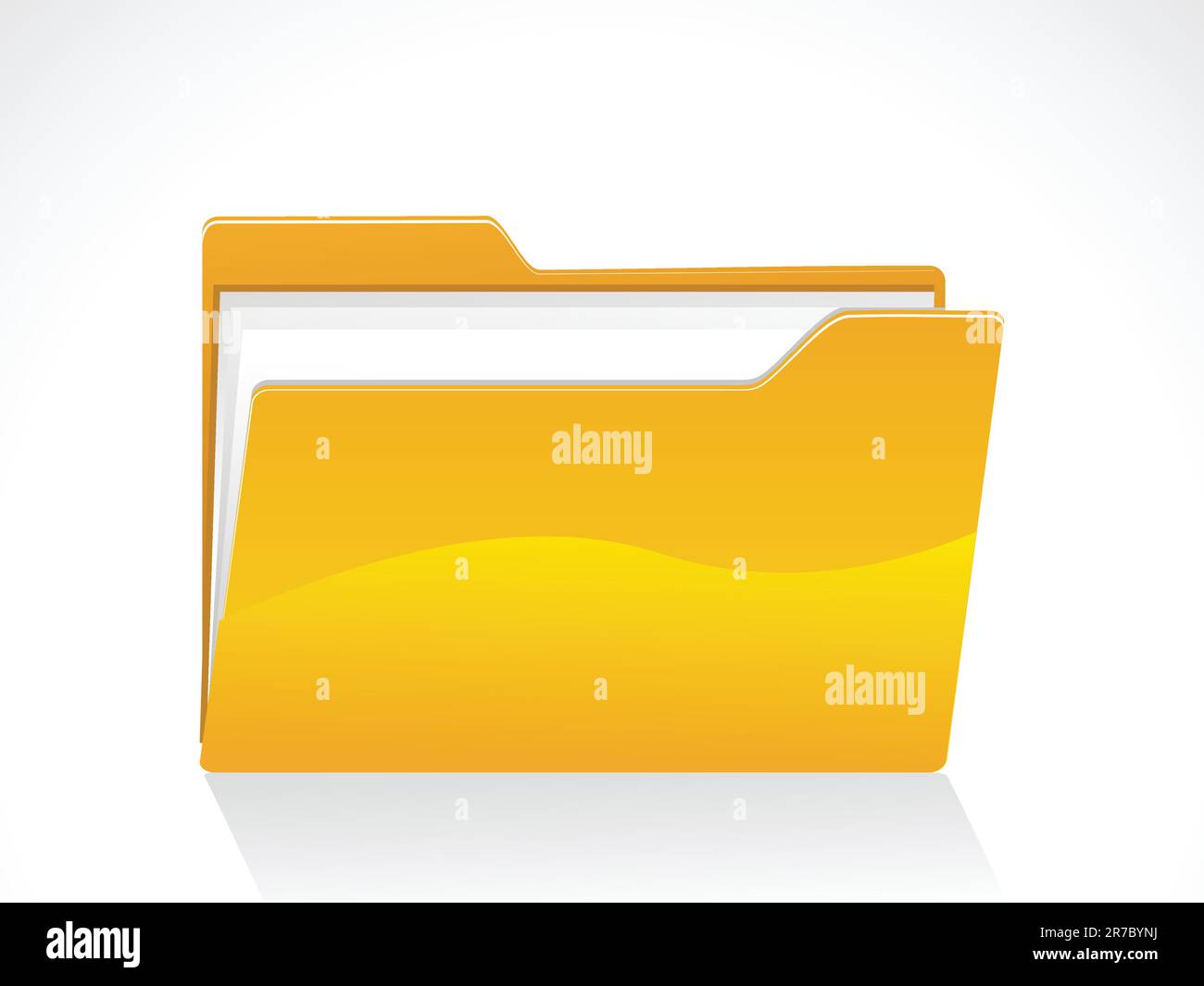 abstract shiny folder icon vector illustration Stock Vector Image & Art ...