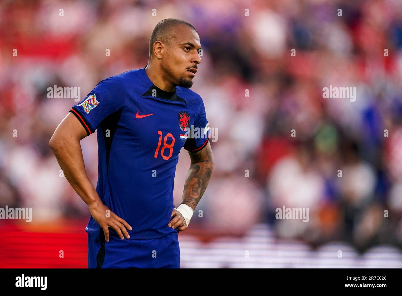 Donyell Malen (Netherlands) during the UEFA Nations League 2022 