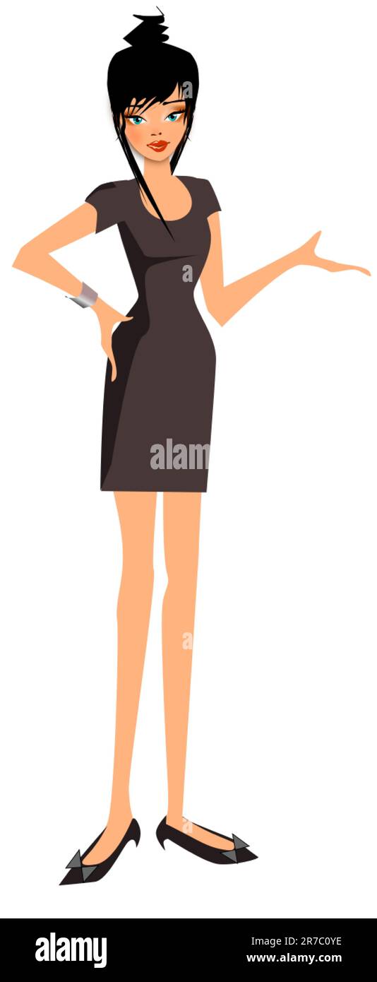 Portrait of noble woman Cut Out Stock Images & Pictures - Alamy