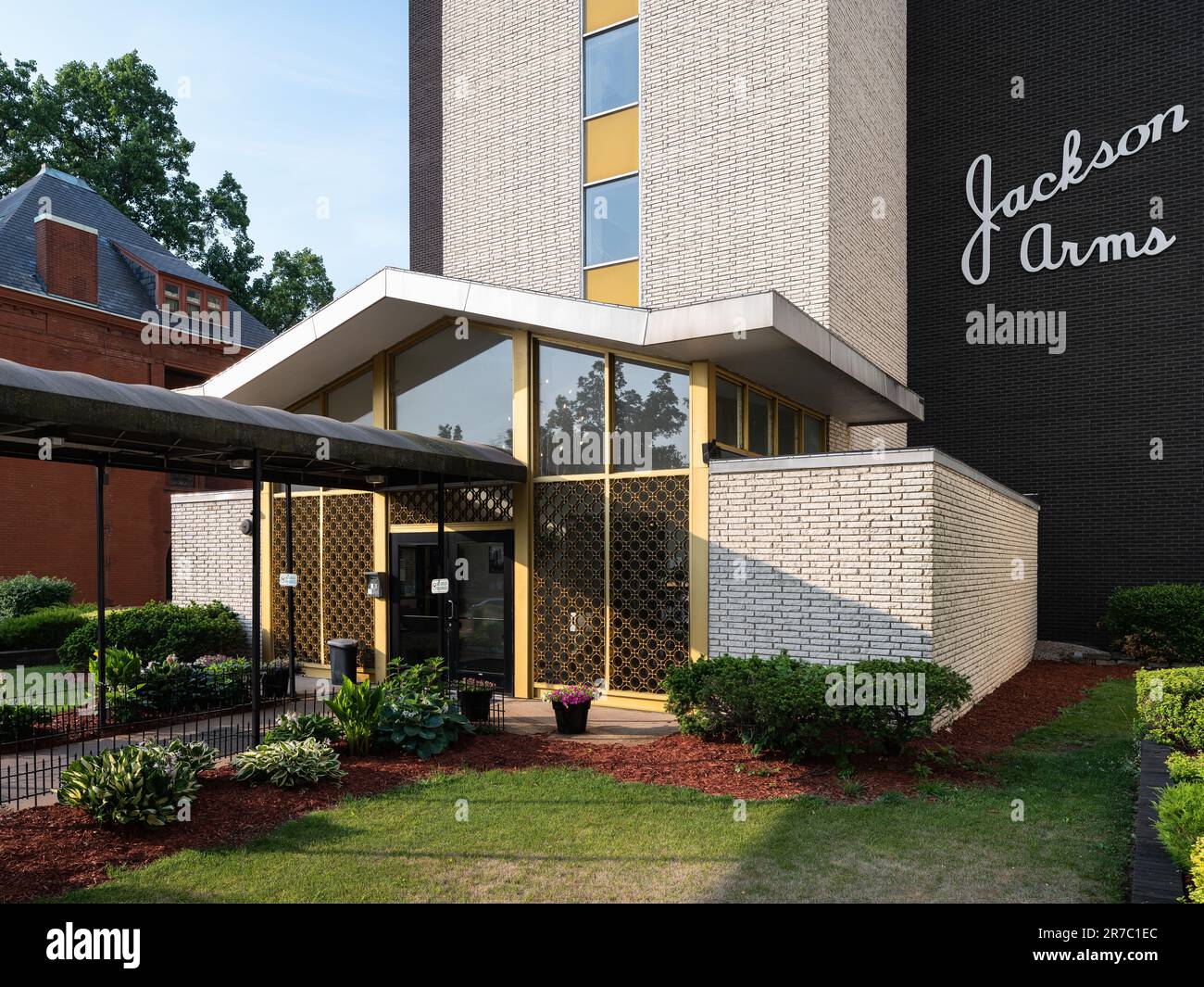 Jackson Arms apartments Stock Photo Alamy
