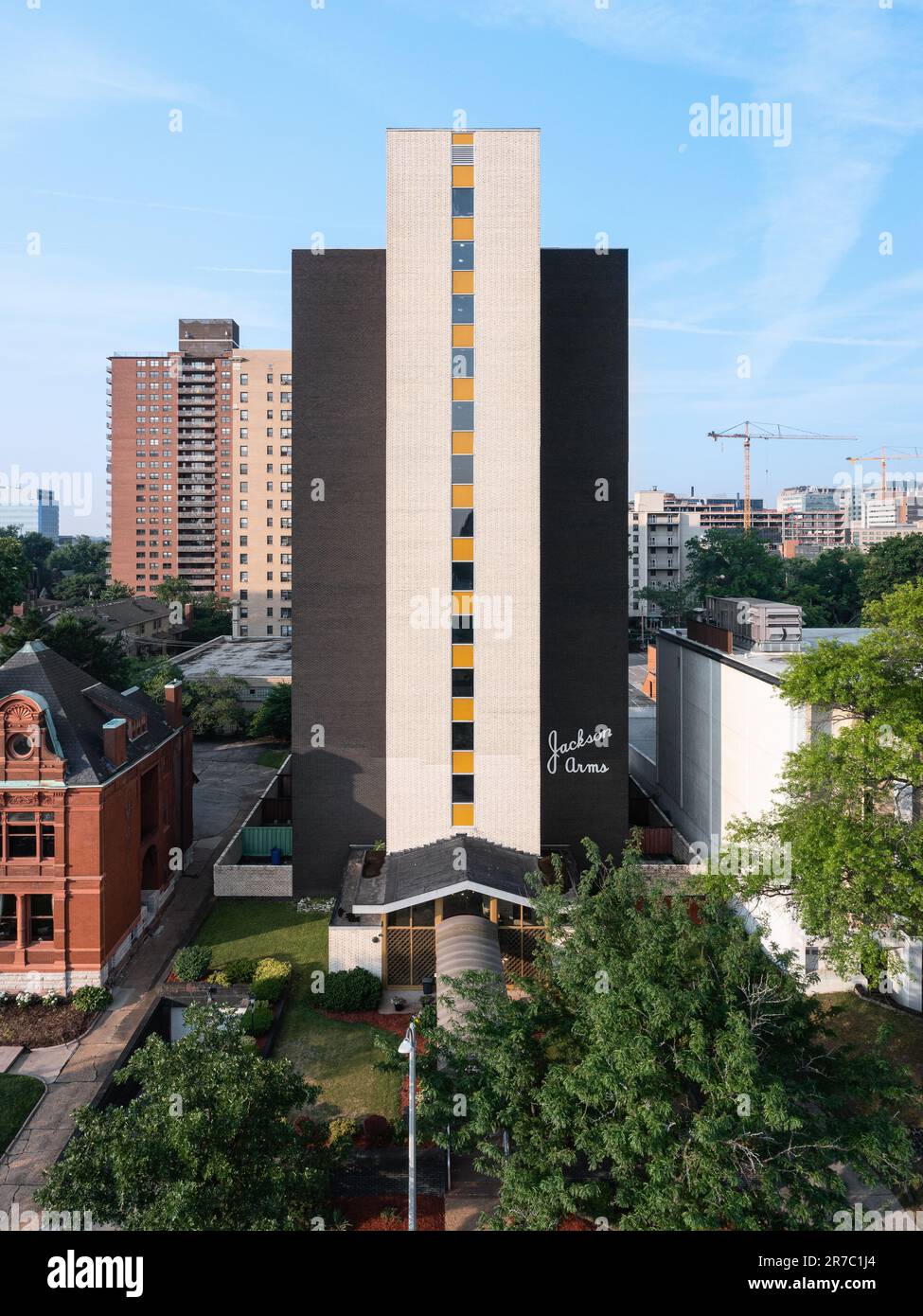 Jackson Arms apartments Stock Photo Alamy