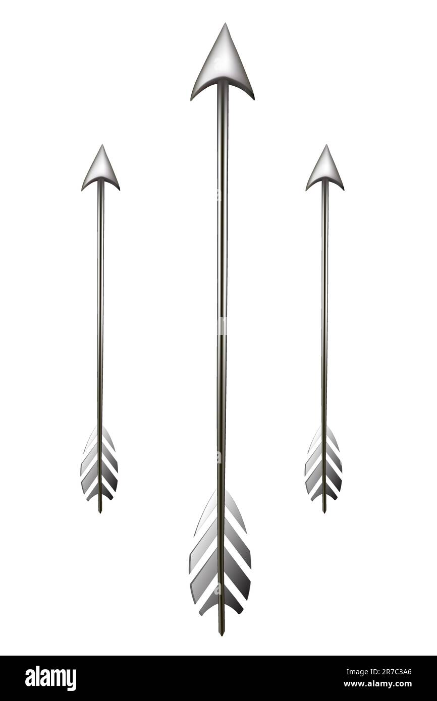 illustration of sets of arrows on white background Stock Vector Image ...