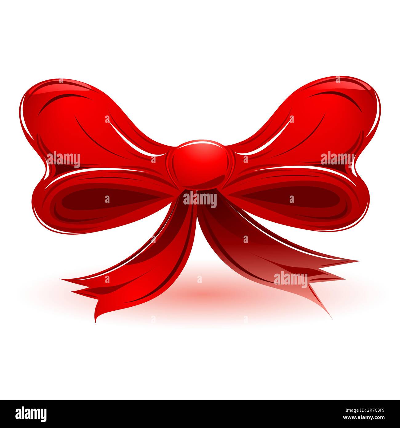 illustration of abstract ribbon on white background Stock Vector Image ...