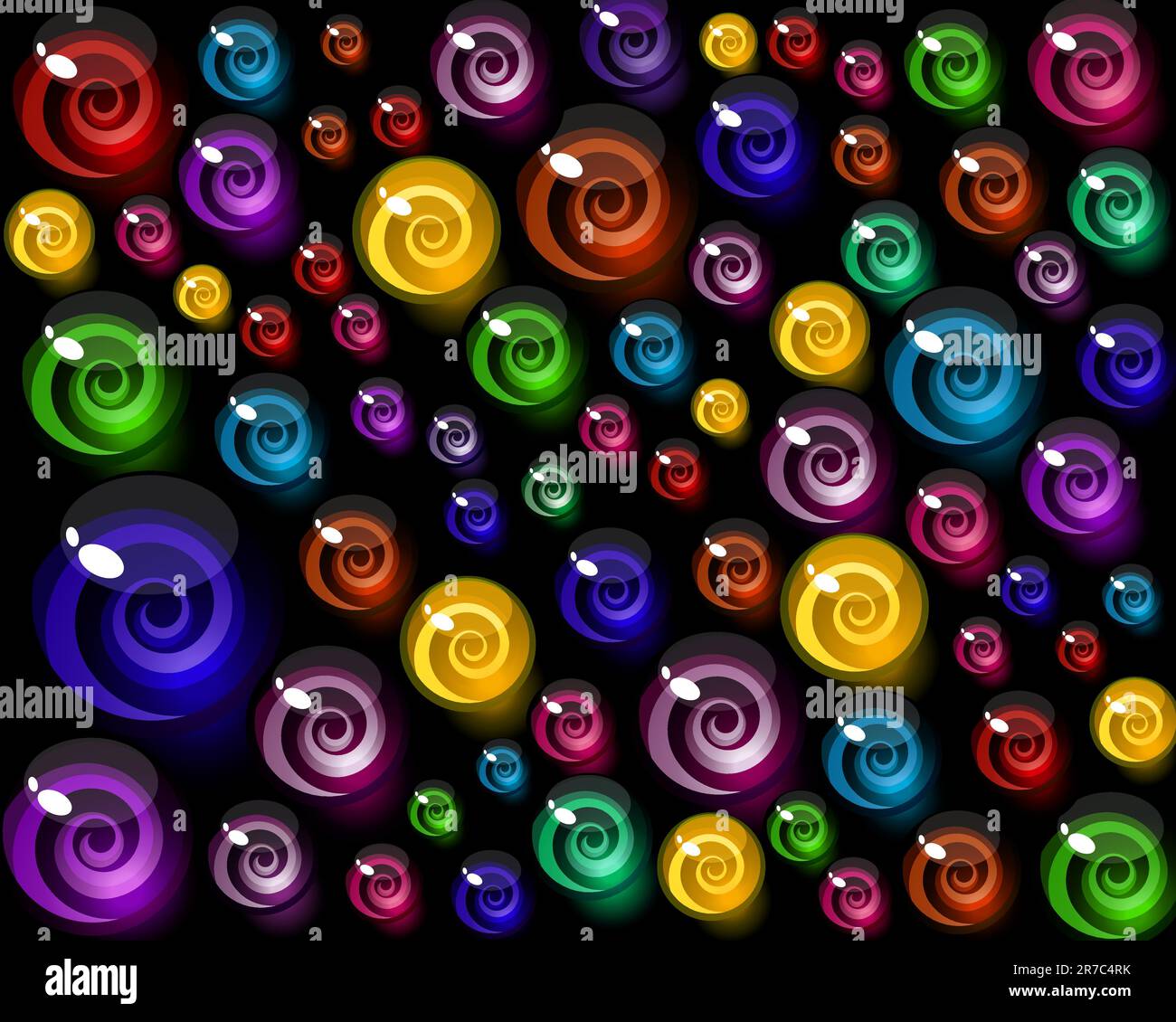 vector background of colorful decorative candy elements Stock Vector ...