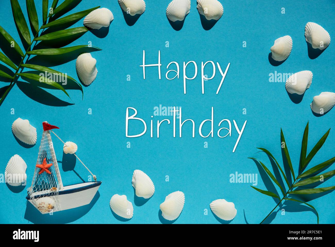 Biglietto Di Auguri Con Conchiglie E Mare - Bianco Interno Con Busta - Ideale Per Compleanno/anniversario #8535 - 4