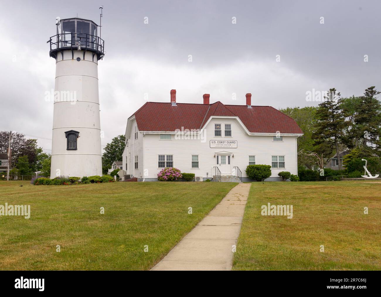 Chatham Lighthouse Cape Cod MA Stock Photo