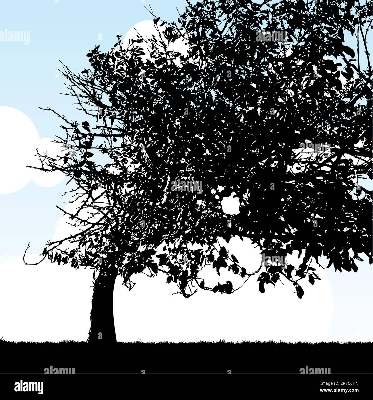 vector illustration of a tree Stock Vector Image & Art - Alamy