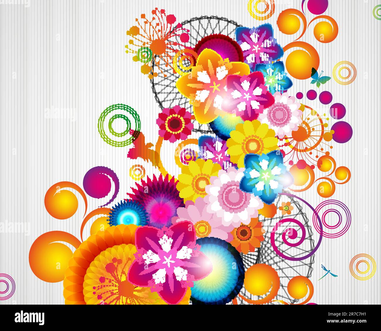 Gift card. Floral design background Stock Vector Image & Art - Alamy