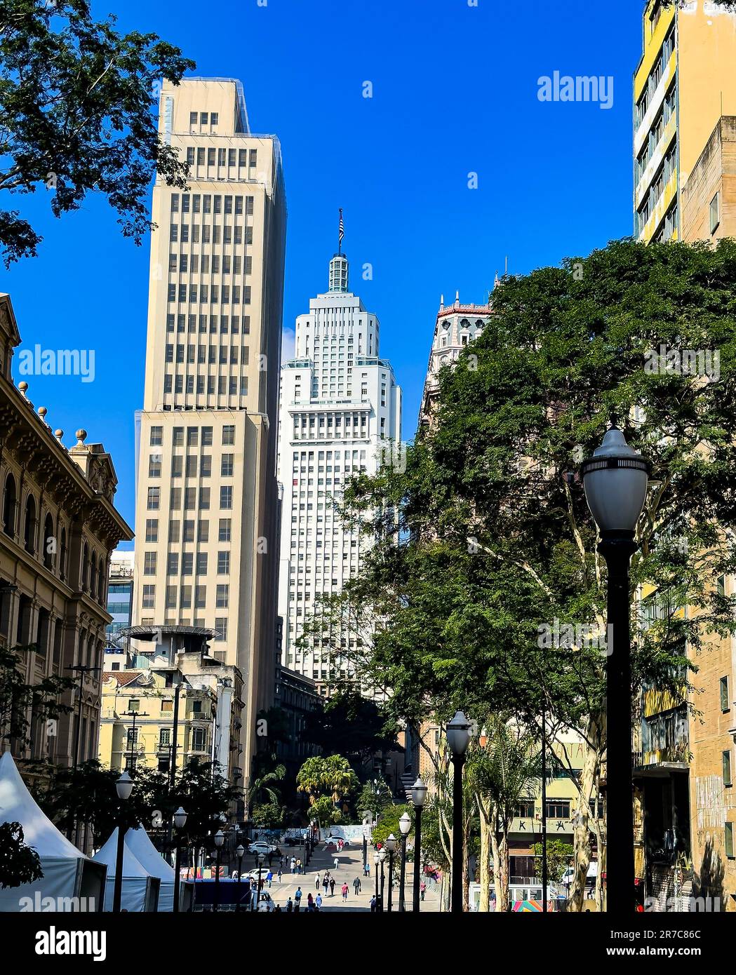 Sao Paulo city, Sao Paulo state, Brazil. Sao Paulo city center, Sao Joao  avenue Stock Photo - Alamy