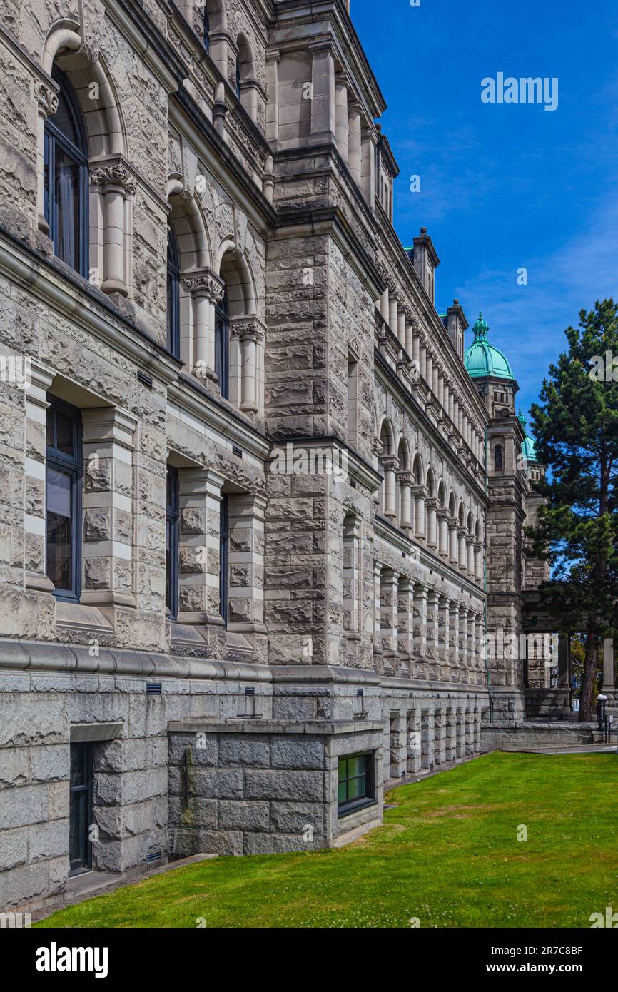 Architecture detail of the Provincial Parliament Building in the city ...