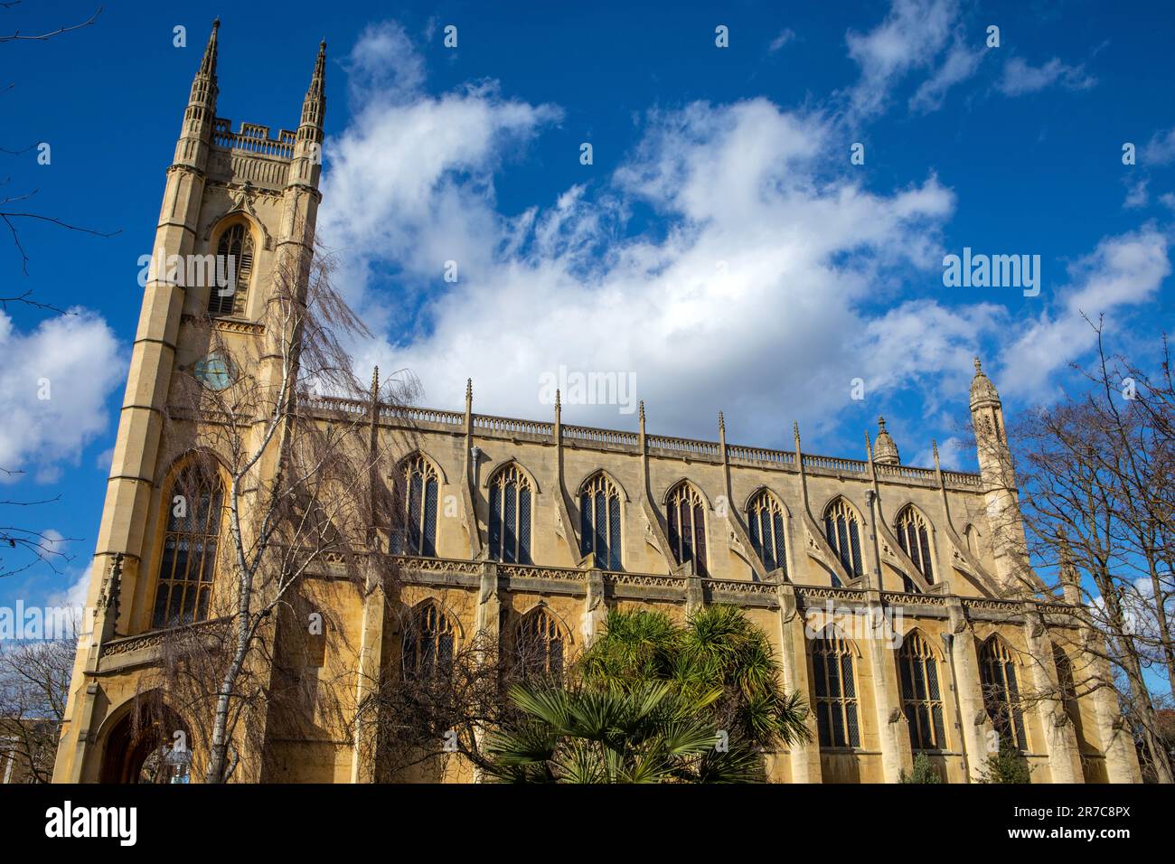 The beautiful exterior of St. Lukes Church, located on Sydney Street in Chelsea, London, UK. Stock Photo