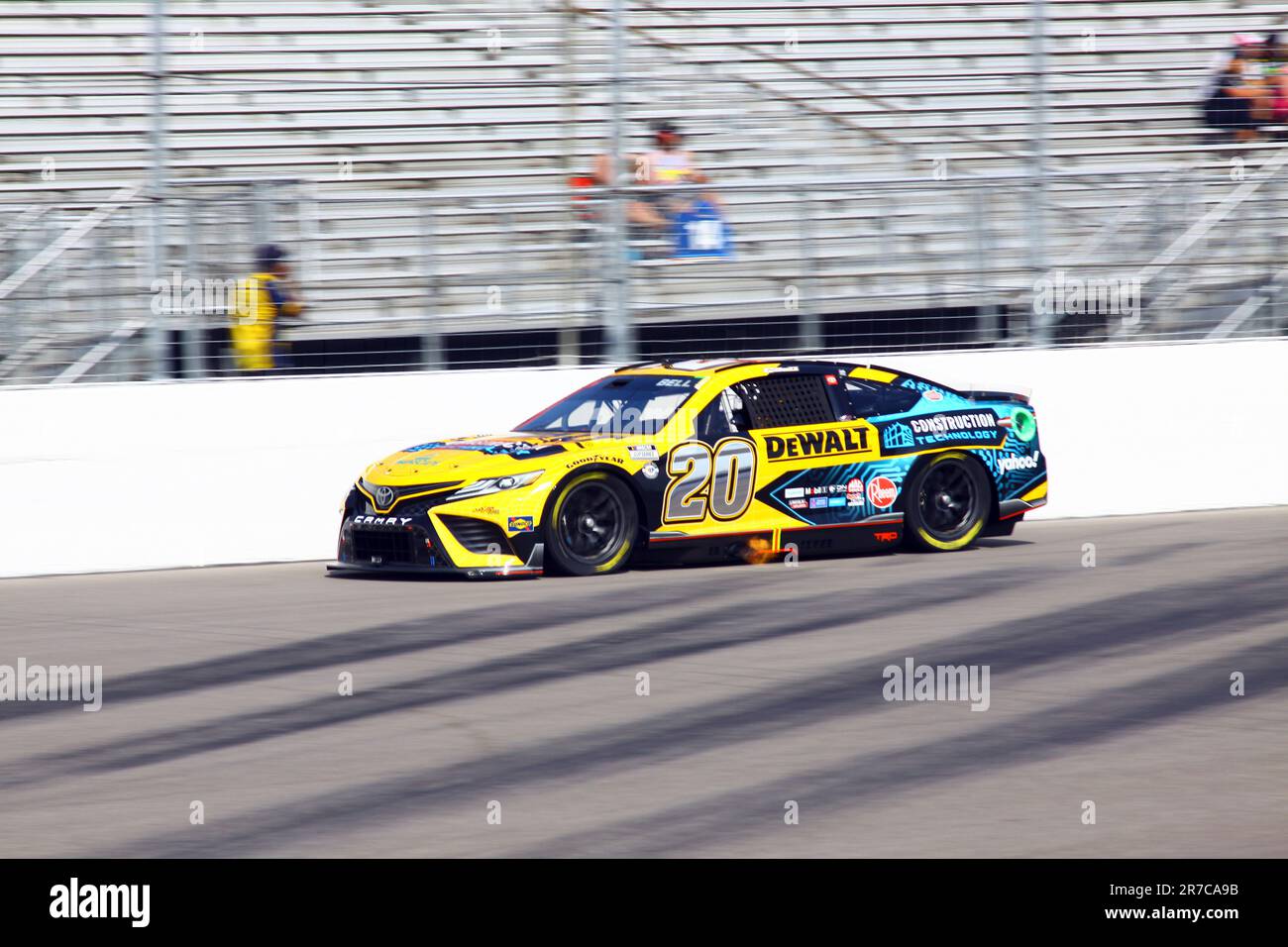 Madison, IL USA - June 4, 2023: World Wide Technology Raceway, NASCAR, 'Enjoy Illinois 300' qualifying Christopher Bell Stock Photo