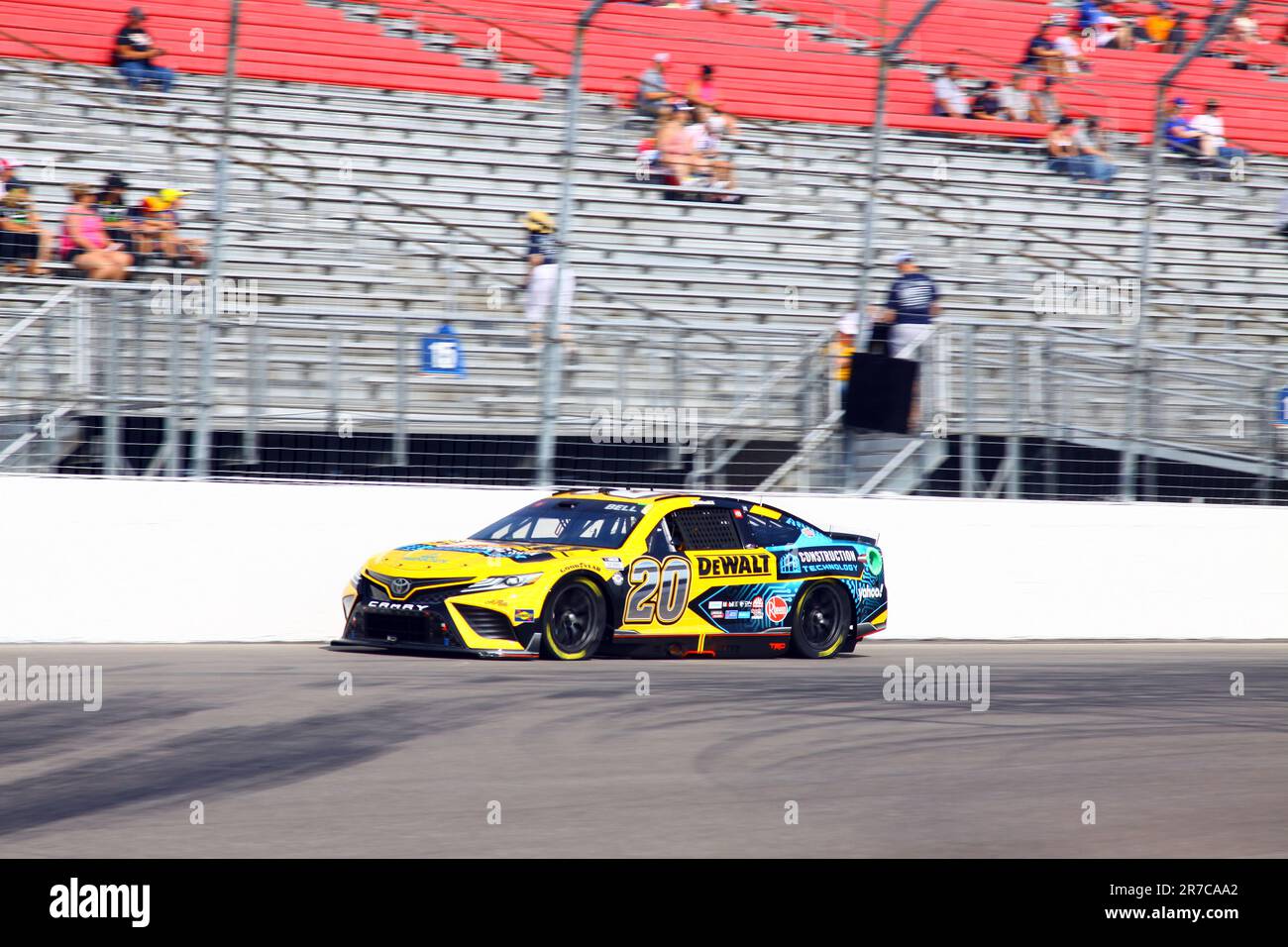 Madison, IL USA - June 4, 2023: World Wide Technology Raceway, NASCAR, 'Enjoy Illinois 300' qualifying Christopher Bell Stock Photo