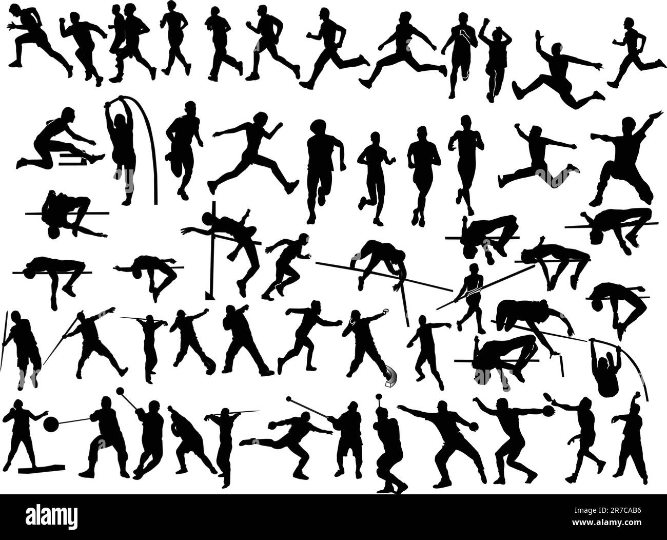 athletics big collection - vector Stock Vector Image & Art - Alamy