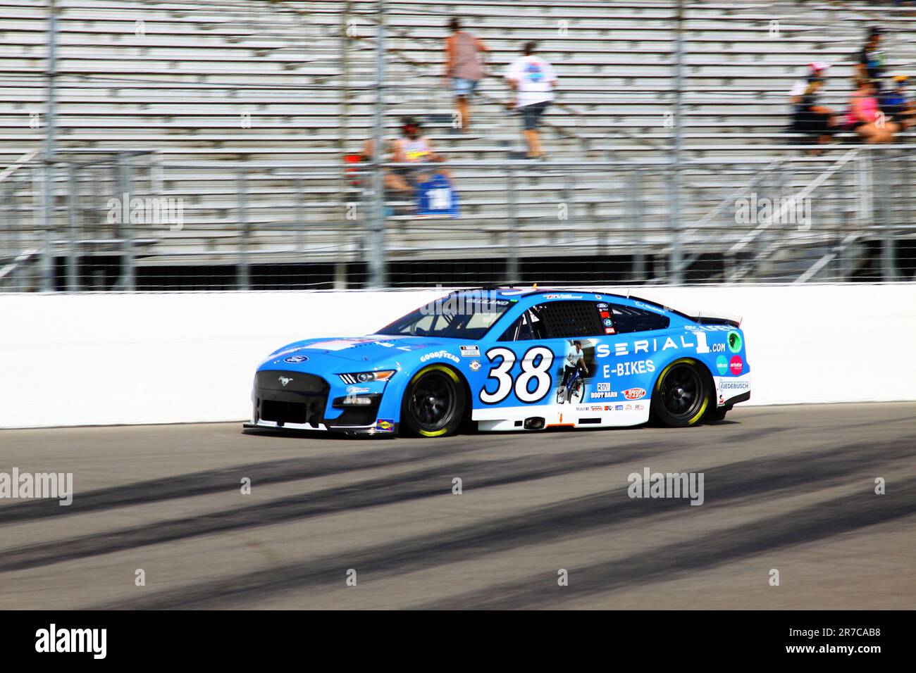 Madison, IL USA - June 4, 2023: World Wide Technology Raceway, NASCAR, 'Enjoy Illinois 300' qualifying Todd Gilliland Stock Photo