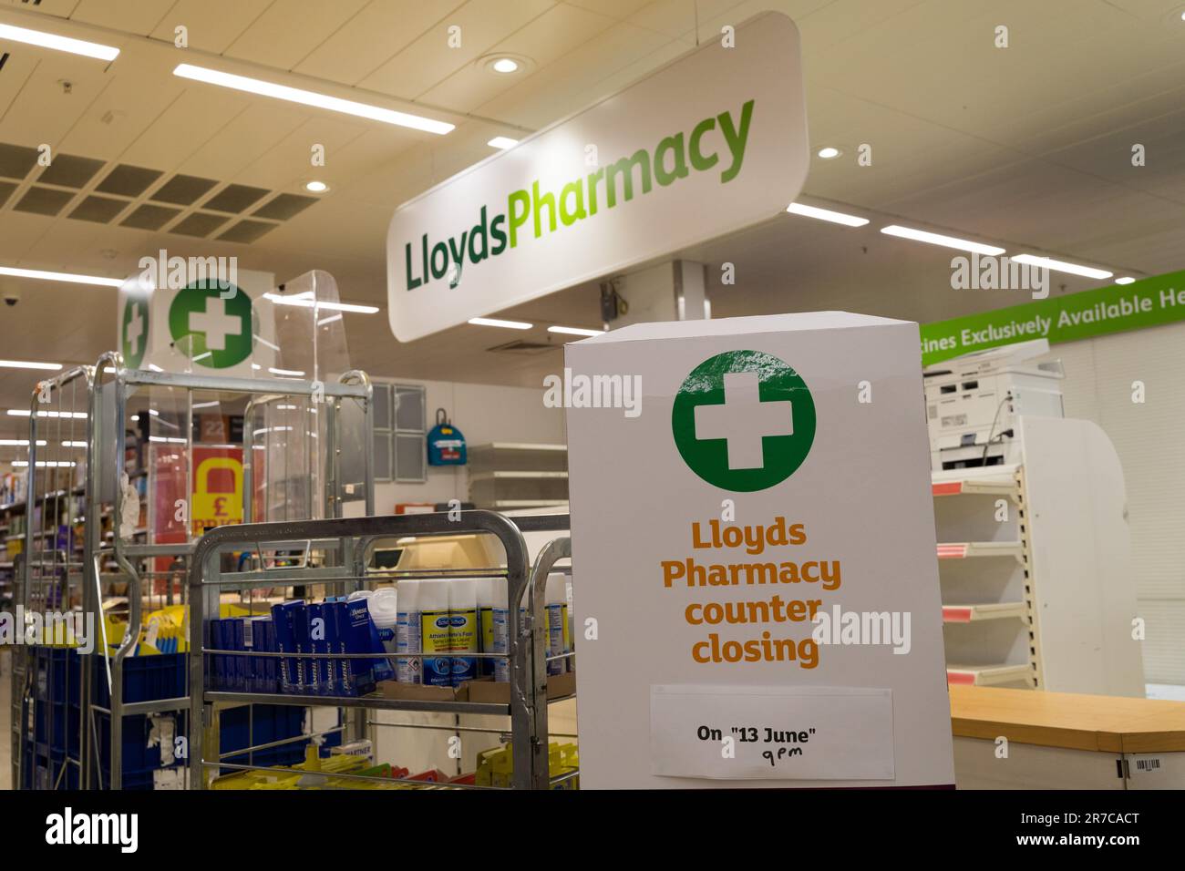 London UK. 14th June 2023. Lloyds Pharmacy closed down its operations yesterday for good at