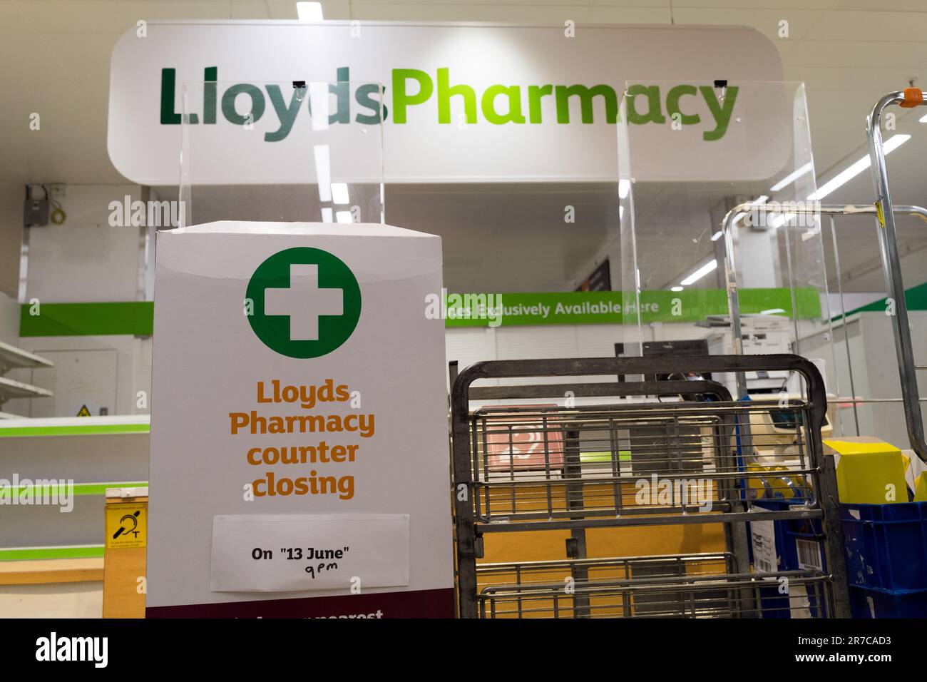 London UK. 14th June 2023. Lloyds Pharmacy closed down its