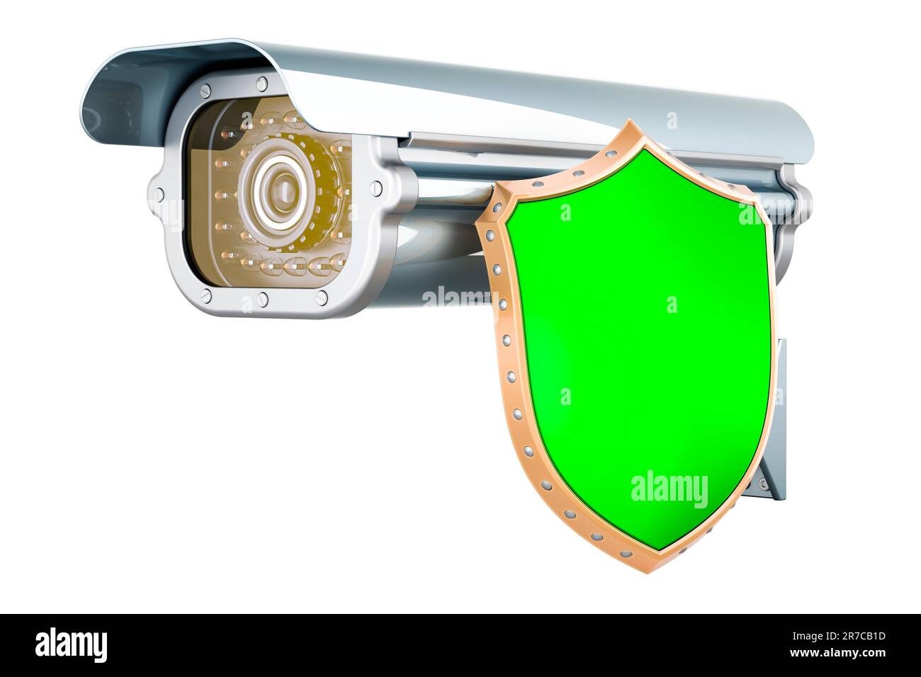 3d rendering cctv camera security Cut Out Stock Images & Pictures - Alamy