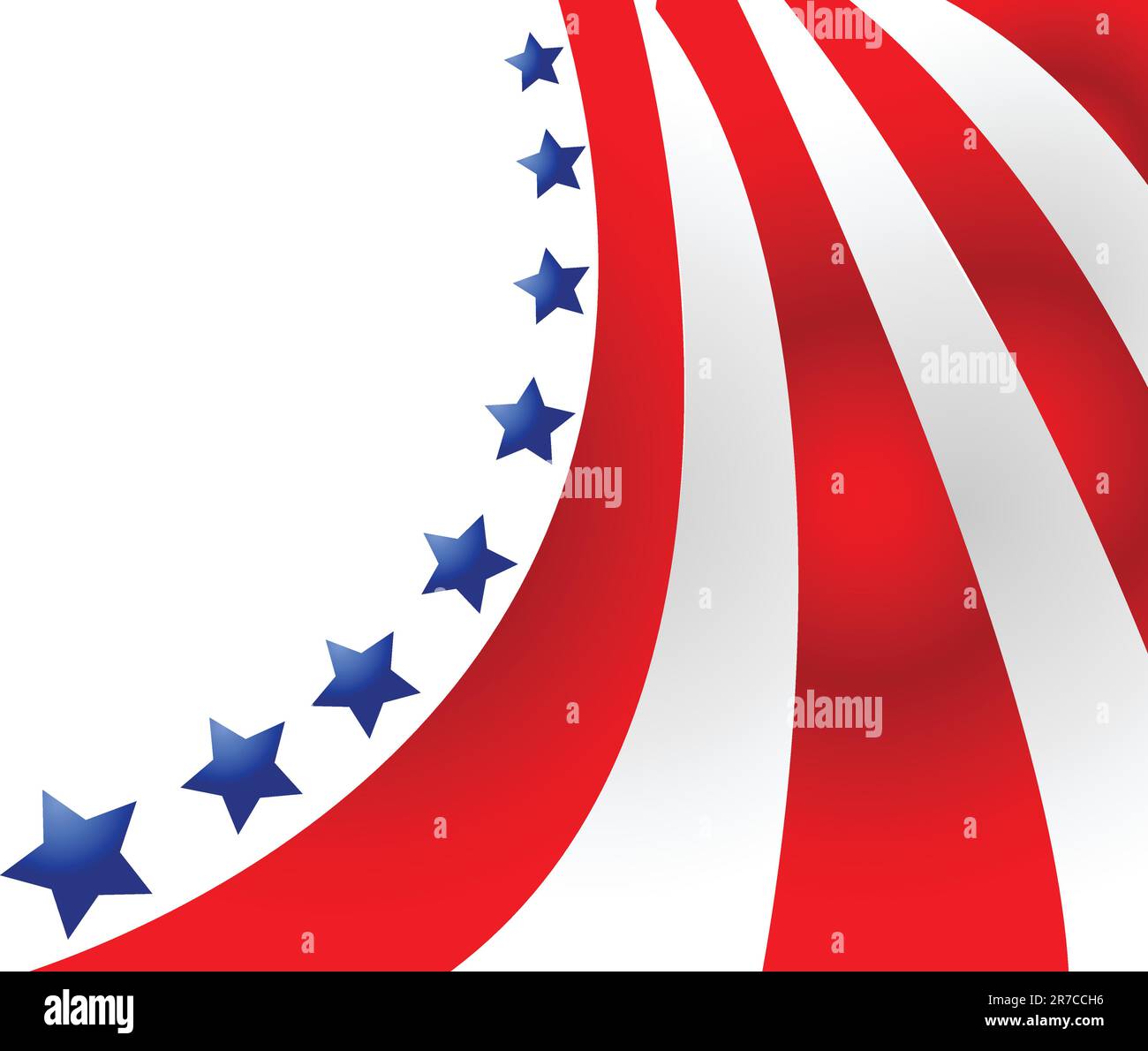 American flag desktop image Stock Vector Images - Alamy