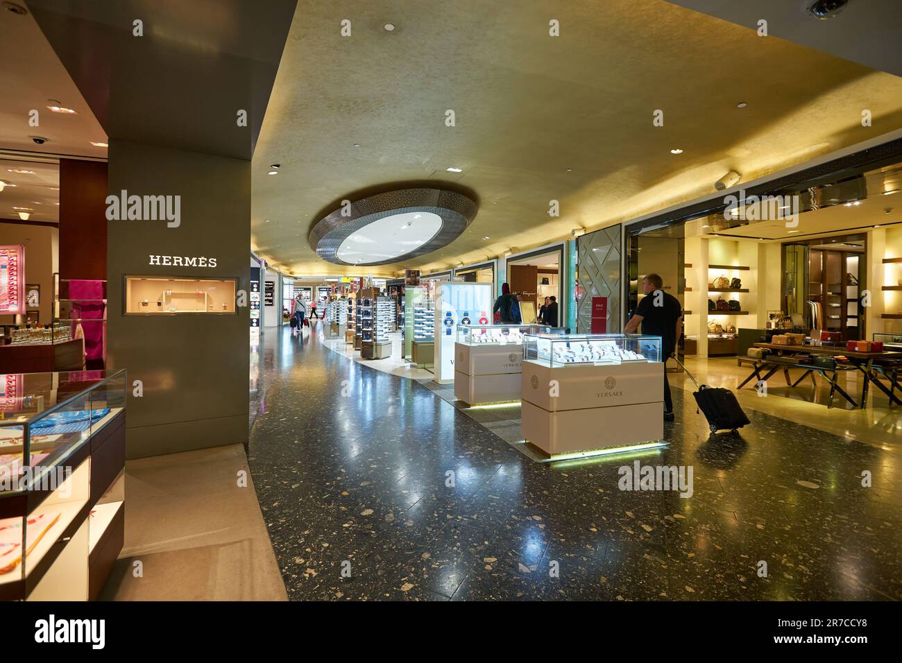 ABU DHABI, UAE CIRCA JANUARY, 2020 Hermes store in Abu Dhabi