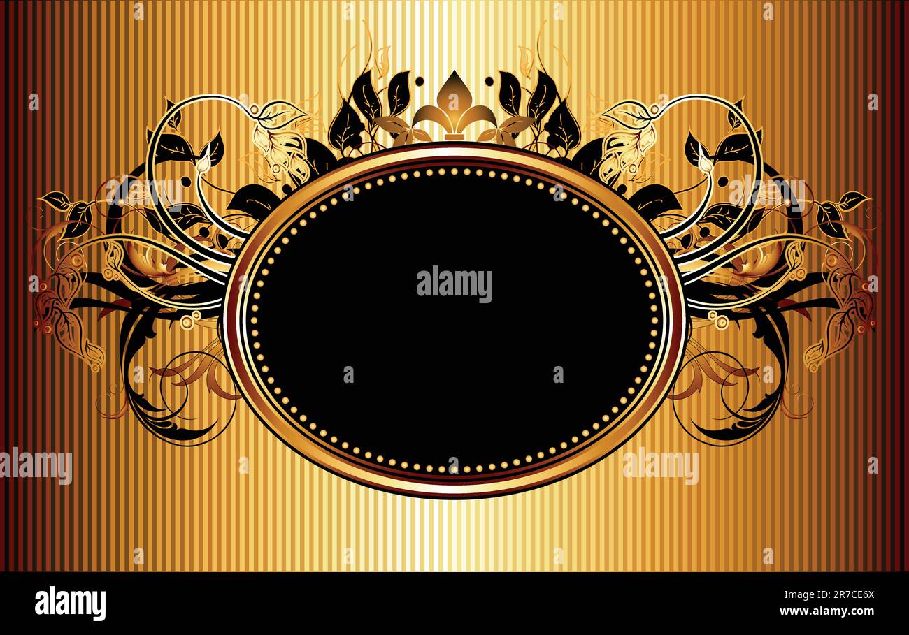 ornamental shield,  this illustration may be useful as designer work Stock Vector