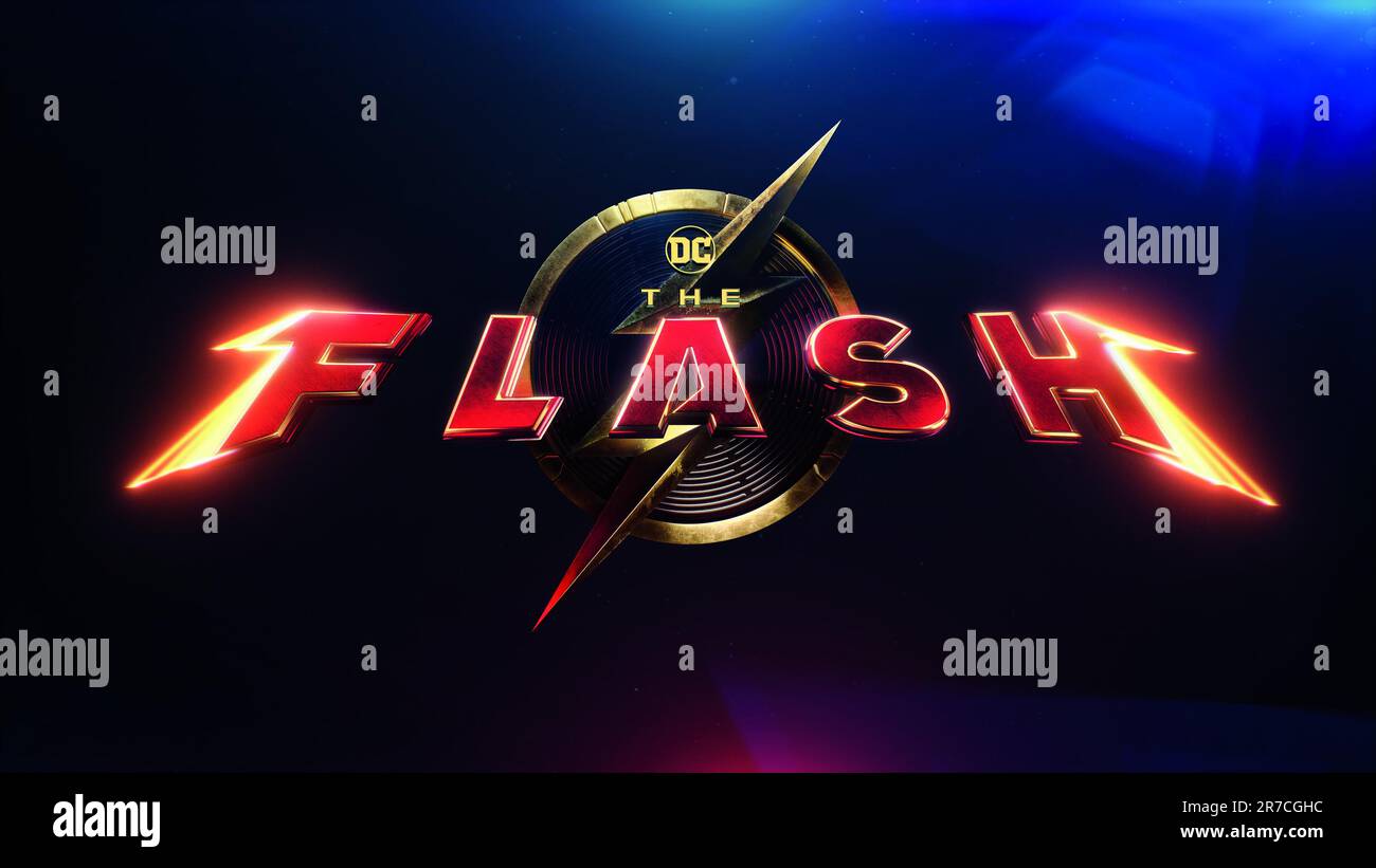 RELEASE DATE: June 16, 2023. TITLE: The Flash. STUDIO: Warner Bros. DIRECTOR: Andy Muschietti. PLOT: Barry Allen uses his super speed to change the past, but his attempt to save his family creates a world without super heroes, forcing him to race for his life in order to save the future. STARRING: Poster Art Sign signage. (Credit Image: © Warner Bros/Entertainment Pictures/ZUMAPRESS.com) EDITORIAL USAGE ONLY! Not for Commercial USAGE! Stock Photo