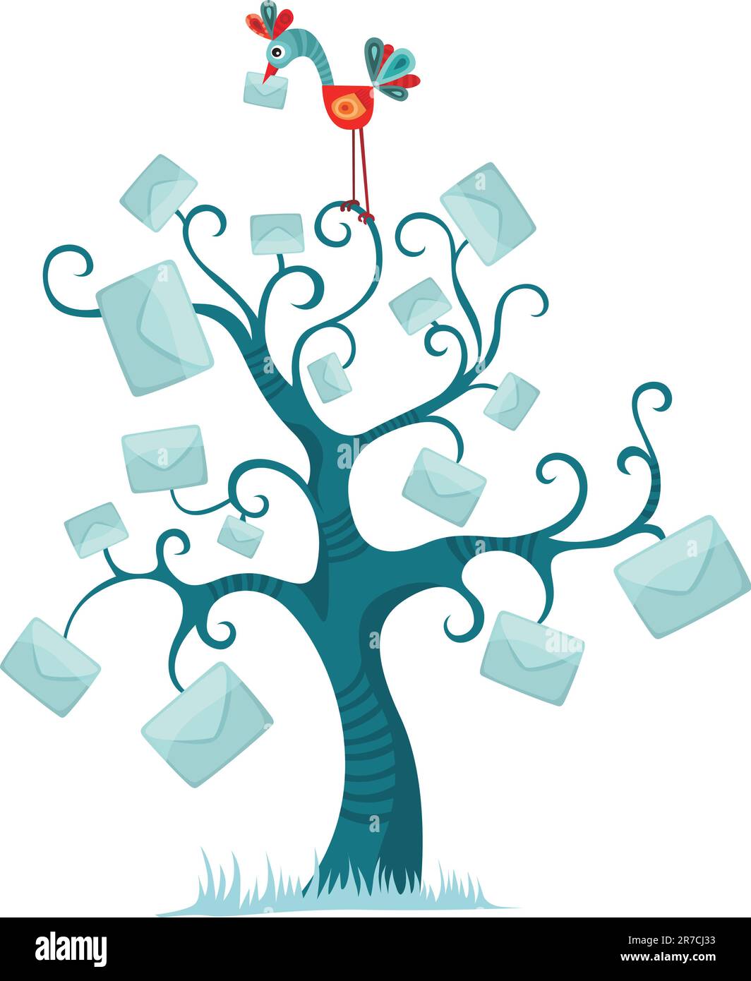 vector illustration of a valentine card Stock Vector Image & Art - Alamy