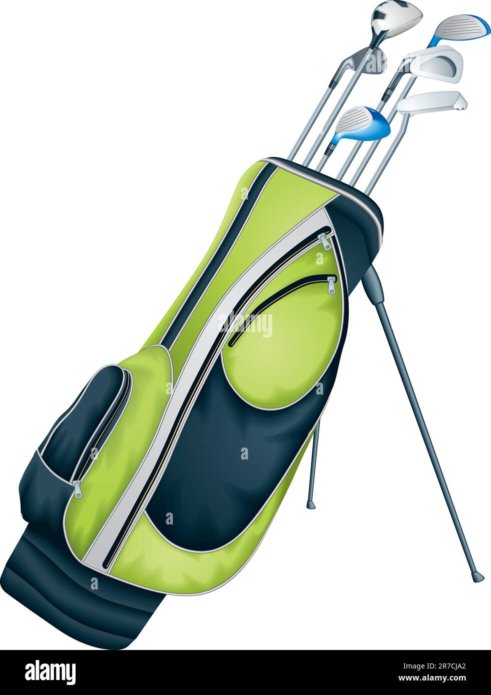 Golf Clubs vector Stock Vector Image & Art Alamy