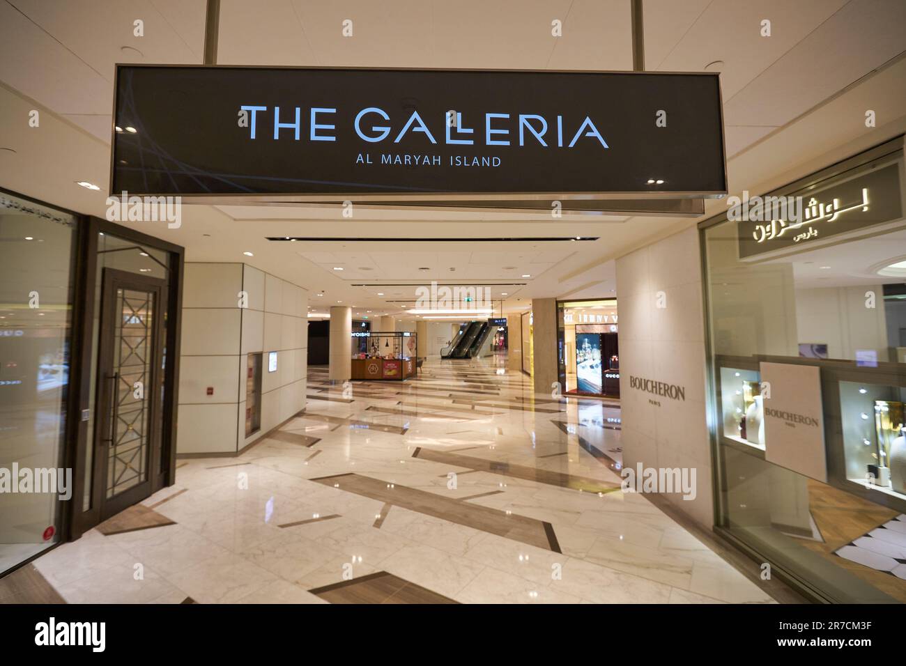 ABU DHABI, UAE CIRCA JANUARY, 2020 The Galleria Al Maryah Island