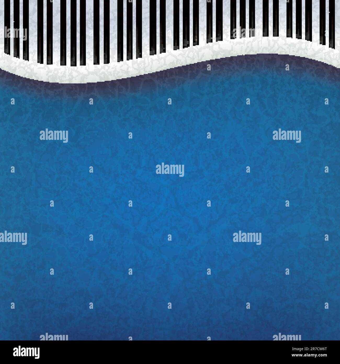 abstract grunge music background with piano keys on blue Stock Vector ...