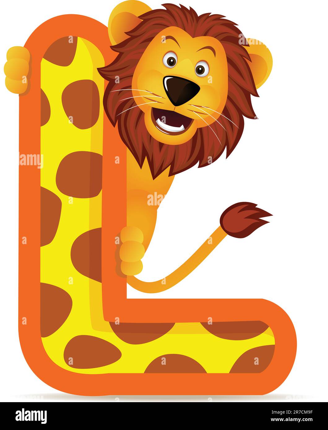 animal alphabet L with lion Stock Vector Image & Art - Alamy