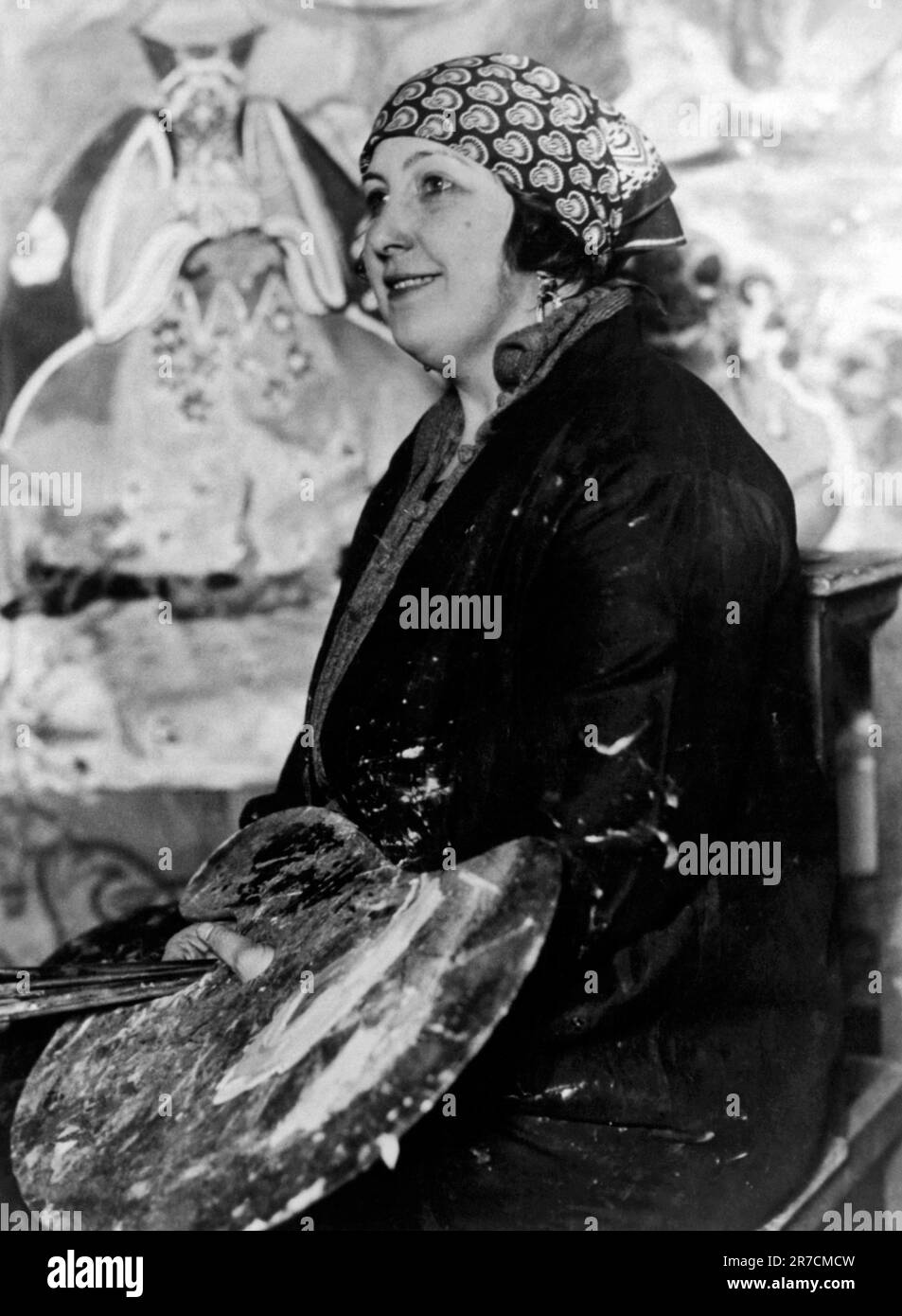 Paris, France, 1927 American painter Alice Lolita Muth who was