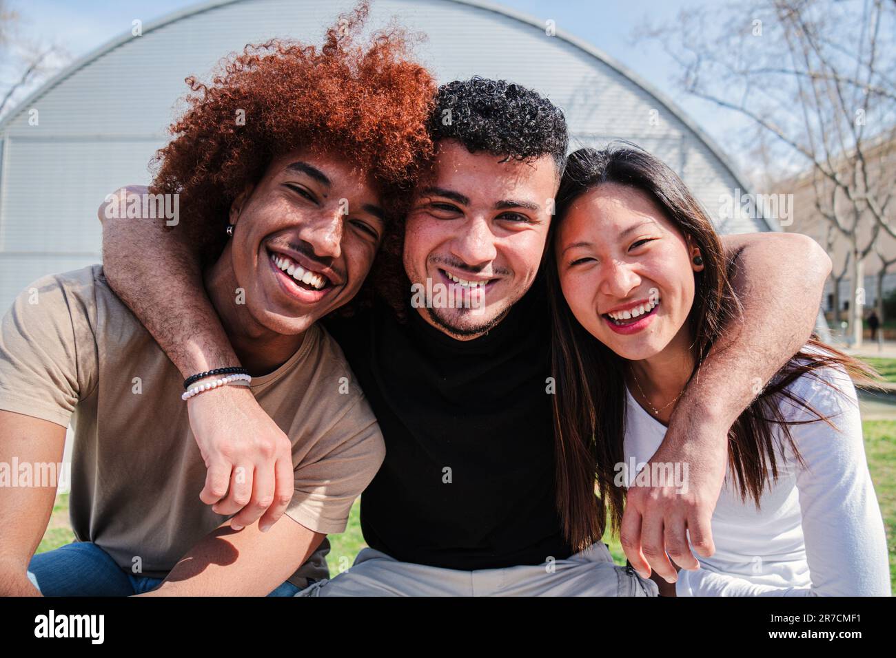 Teenage friends posing photo hi-res stock photography and images - Alamy