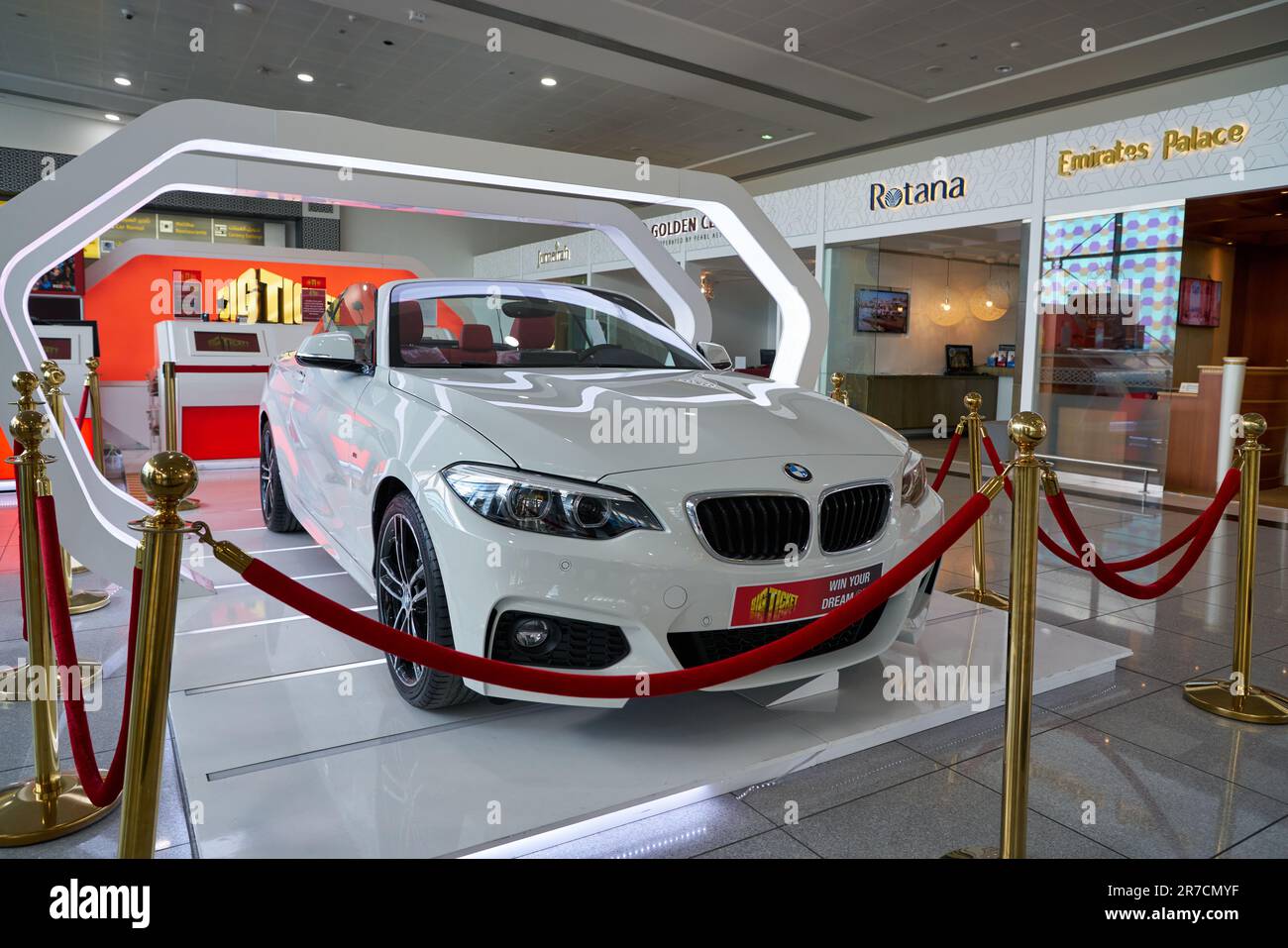 ABU DHABI, UAE - CIRCA JANUARY, 2020: BMW displayed in Abu Dhabi ...