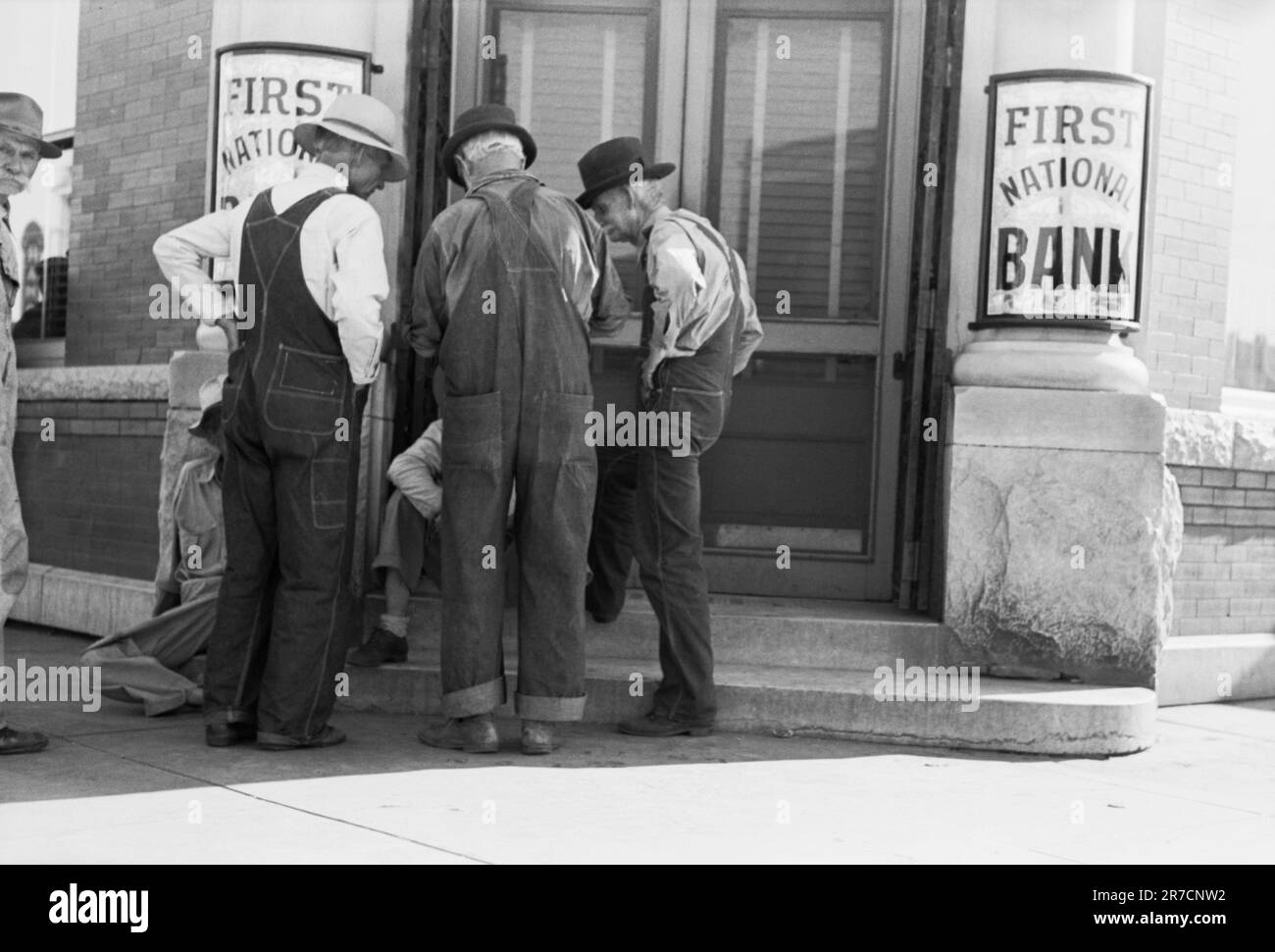Historic american banking organization Black and White Stock Photos