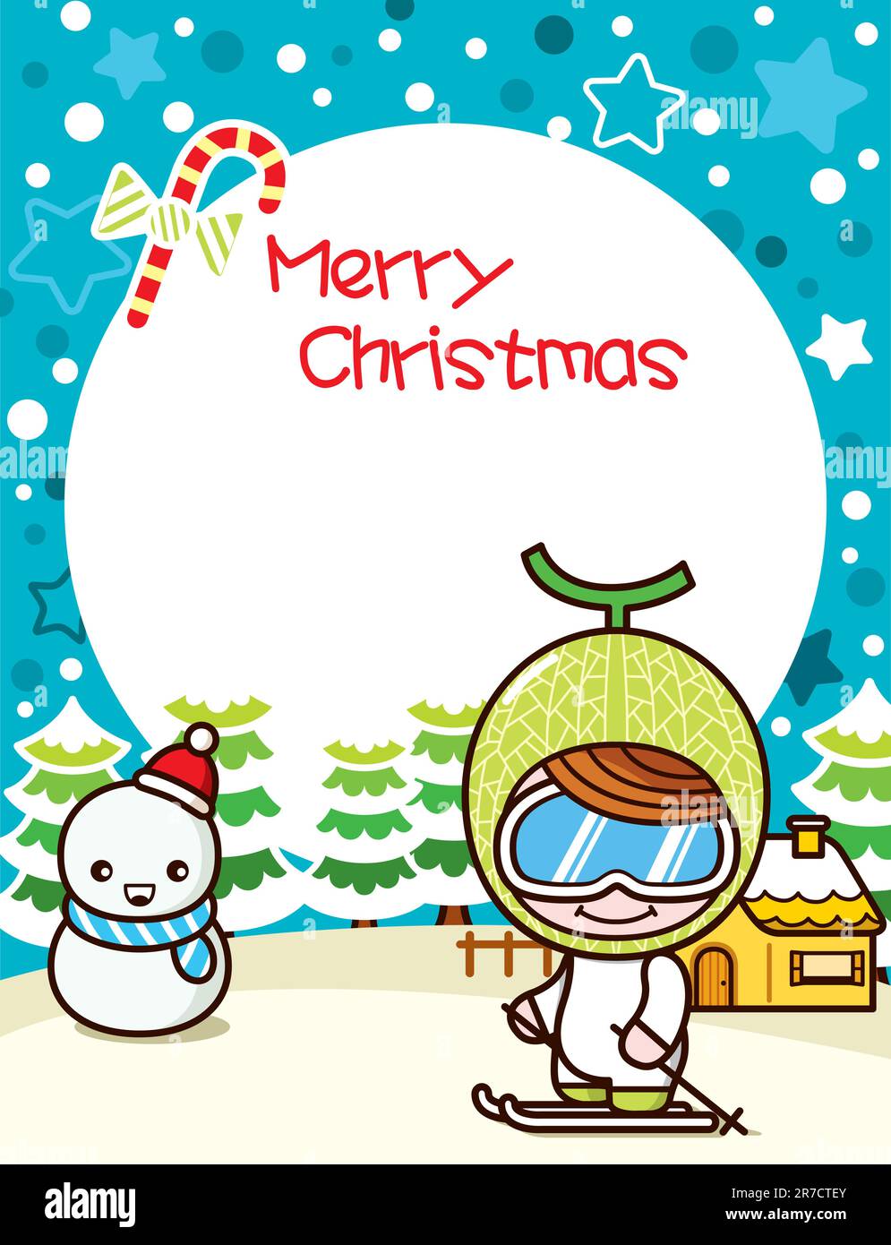 Illustration of Christmas Card Template Series Stock Vector Image & Art ...