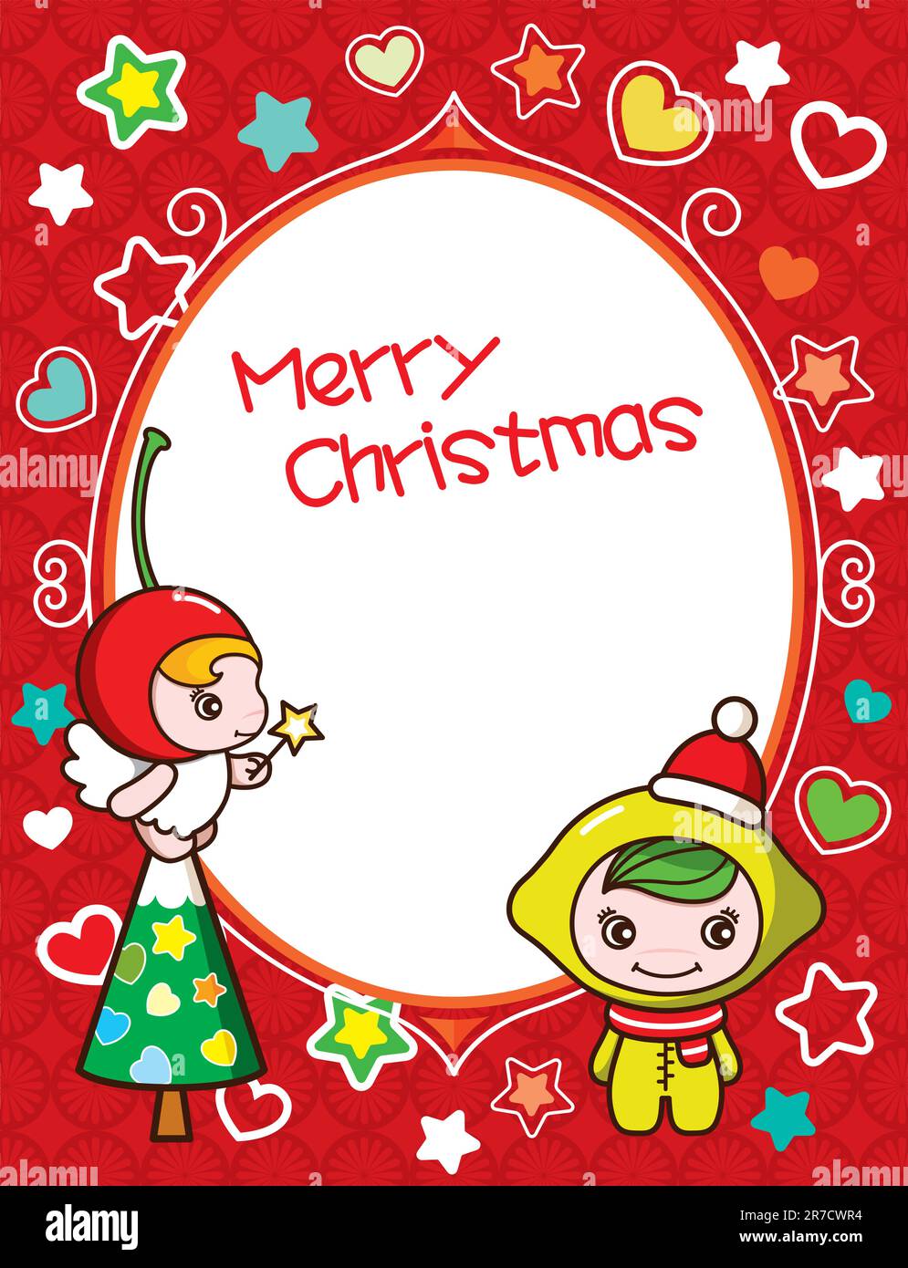 Illustration of Christmas Card Template Series Stock Vector Image & Art ...