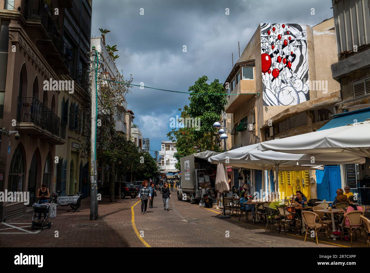 WHITE CITY TEL AVIV ISRAEL Stock Photo - Alamy