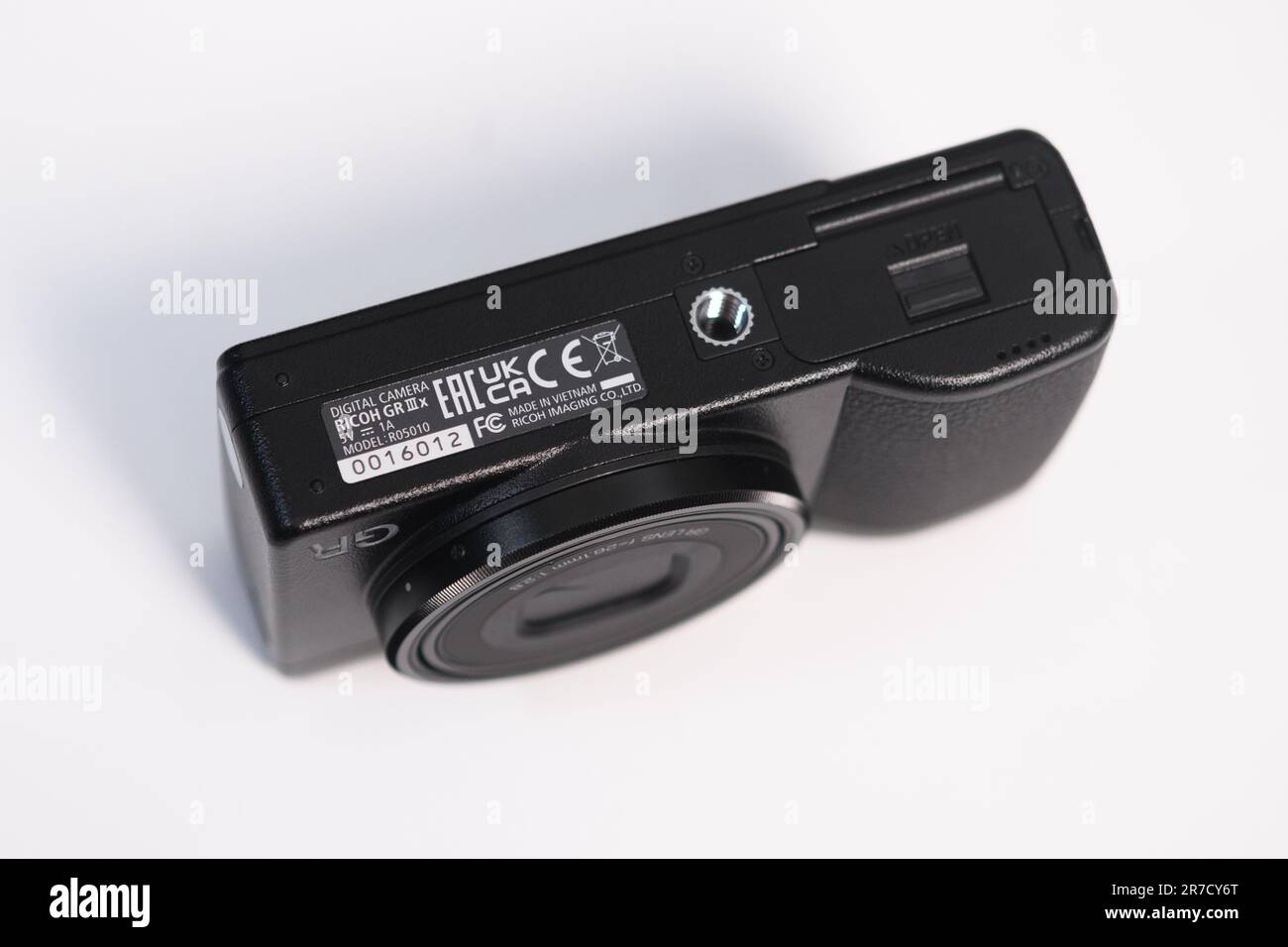 Ho Chi Minh city, Vietnam June 2023. Ricoh GRIII 3x Camera photos for editorial use only Stock